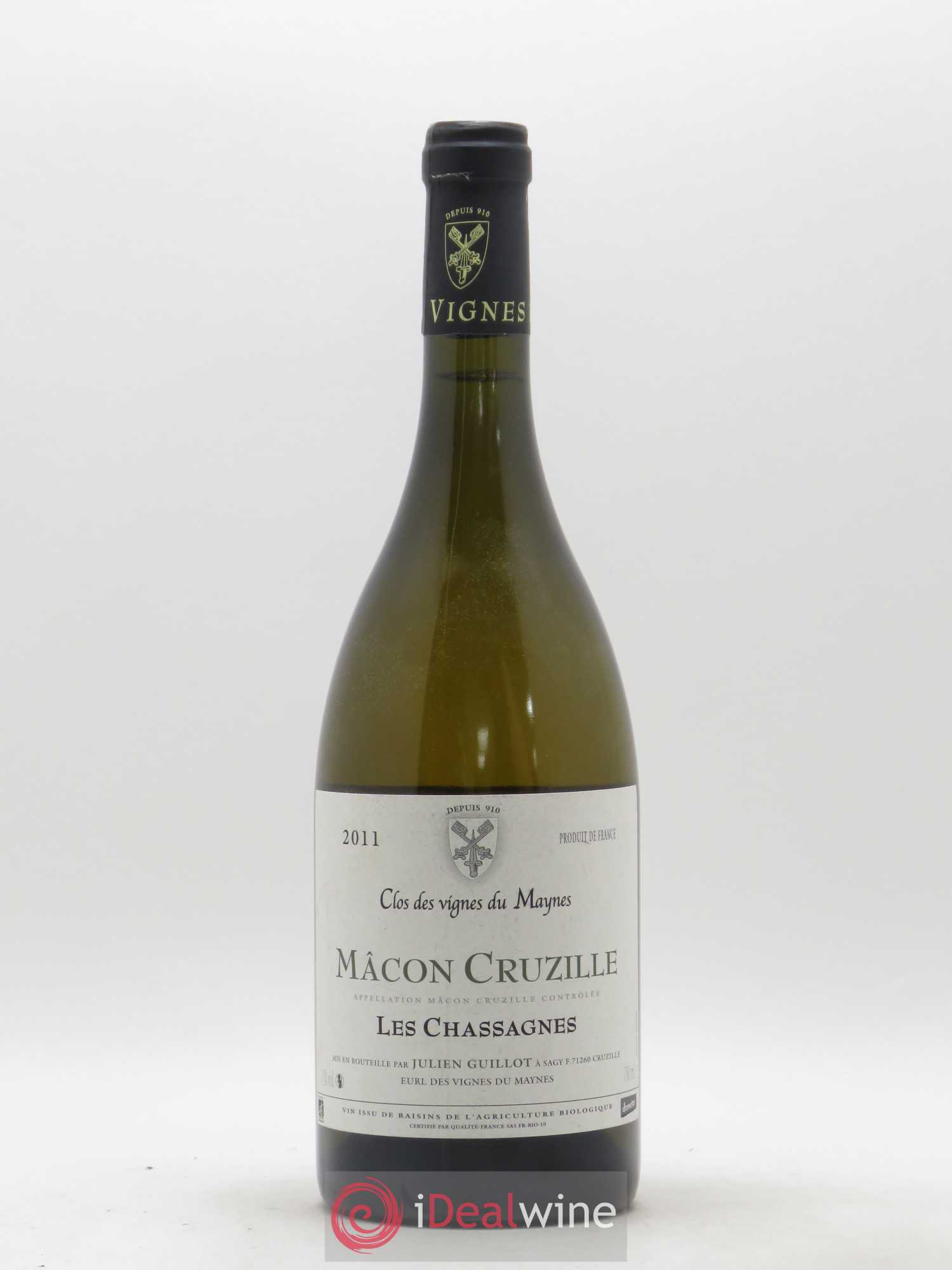 Mâcon Cruzilles Les Chassagnes Clos des Vignes du Maynes 2011 - Posten von 1 Flasche - 0