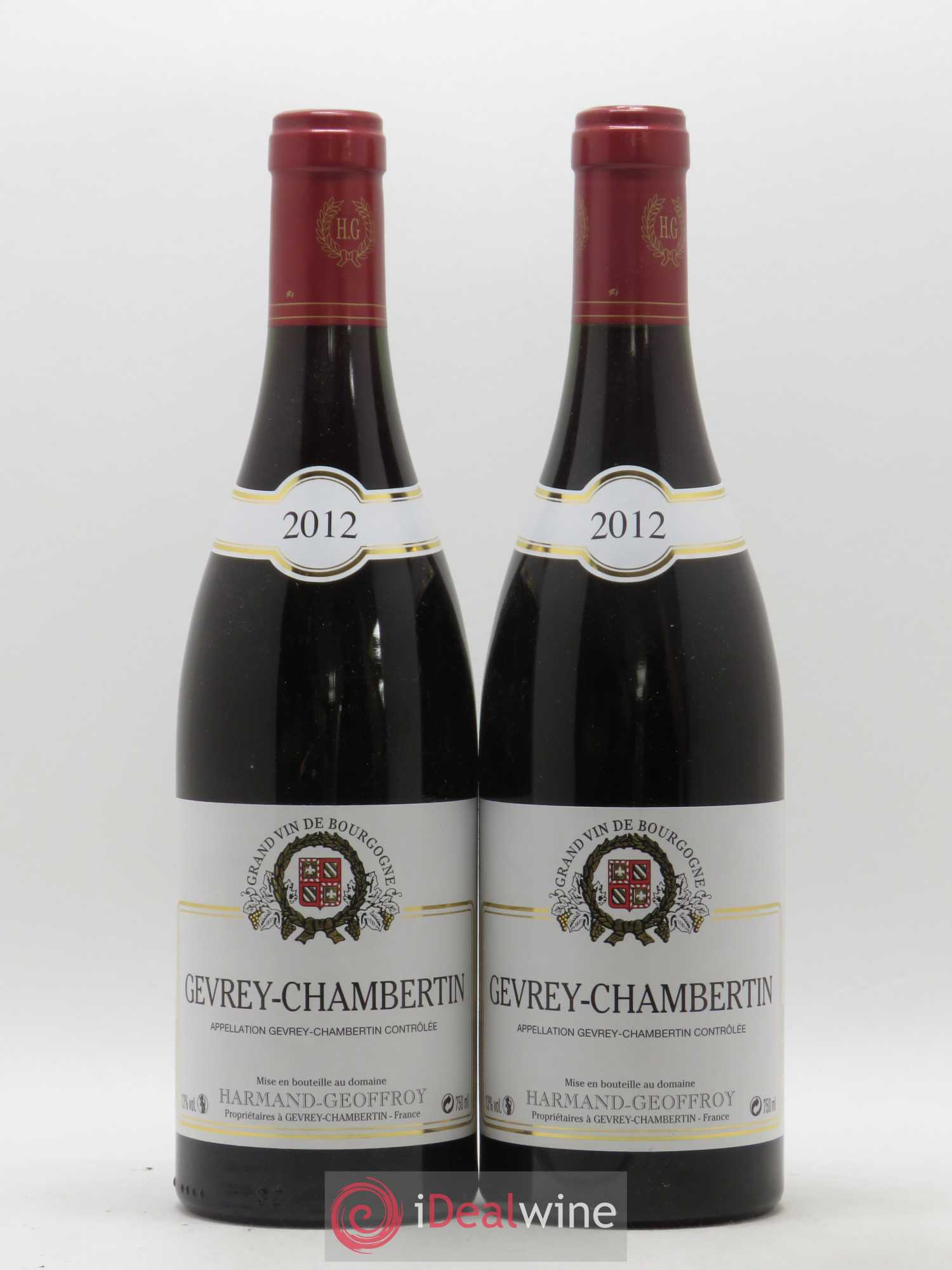 Gevrey-Chambertin Harmand-Geoffroy (Domaine) 2012 - Lot de 2 bouteilles - 0