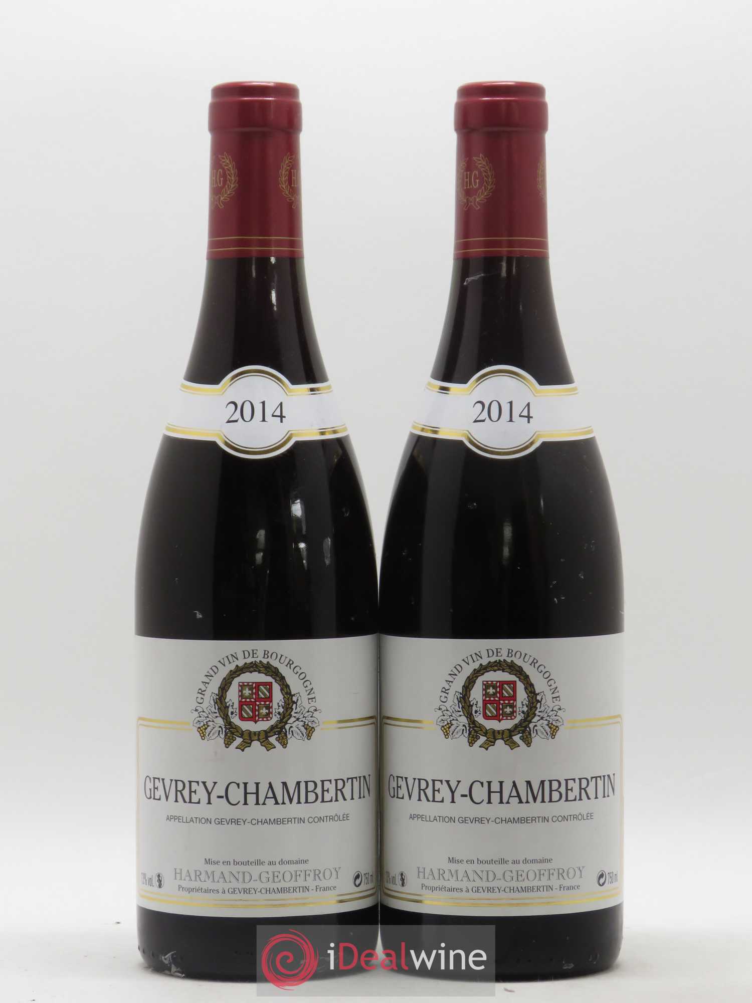 Gevrey-Chambertin Harmand-Geoffroy (Domaine) 2014 - Lot de 2 bouteilles - 0