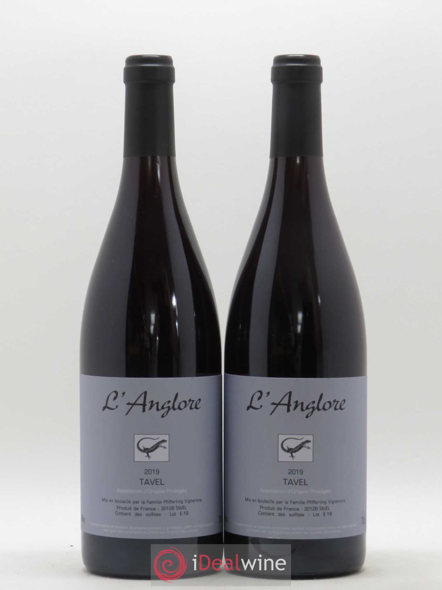 Tavel L'Anglore 2019 - Posten von 2 Flaschen - 0