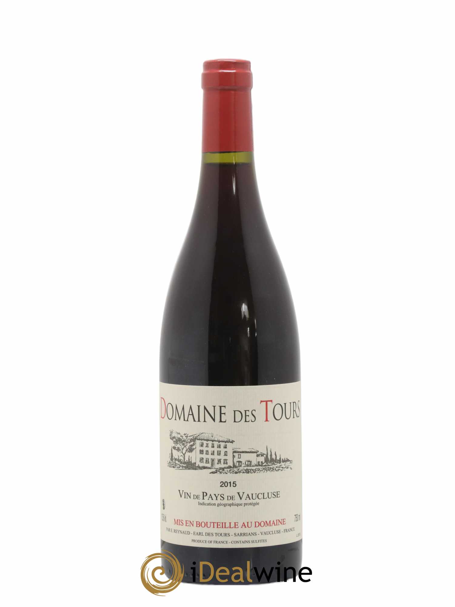 Vaucluse (Vin de Pays de Vaucluse) Domaine des Tours Emmanuel Reynaud 2015 - Lot de 1 bouteille - 0