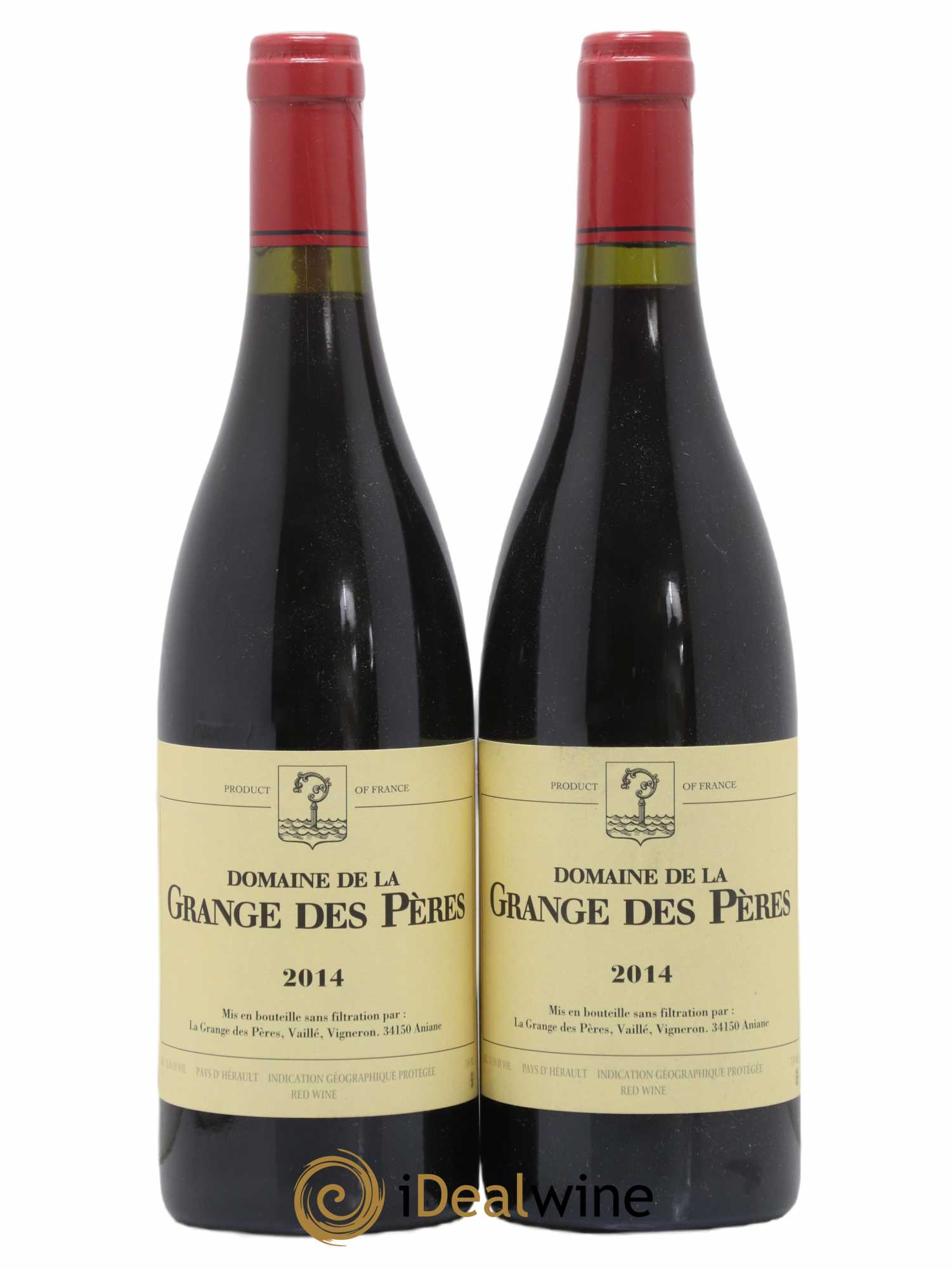 Pays d'Hérault Grange des Pères Laurent Vaillé 2014 - Lot de 2 bouteilles - 0
