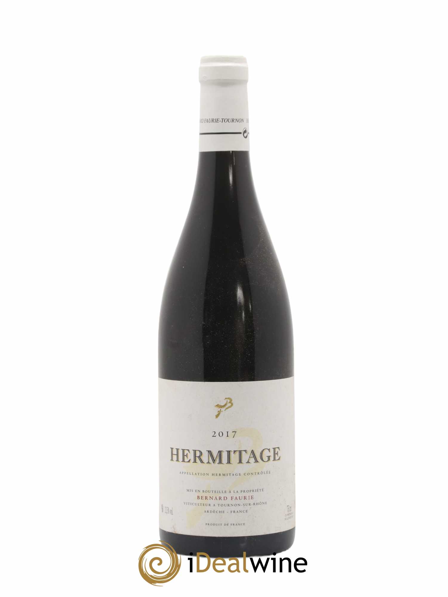 Hermitage Greffieux Bessards (capsule blanche) Bernard Faurie 2017 - Lot de 1 bouteille - 0