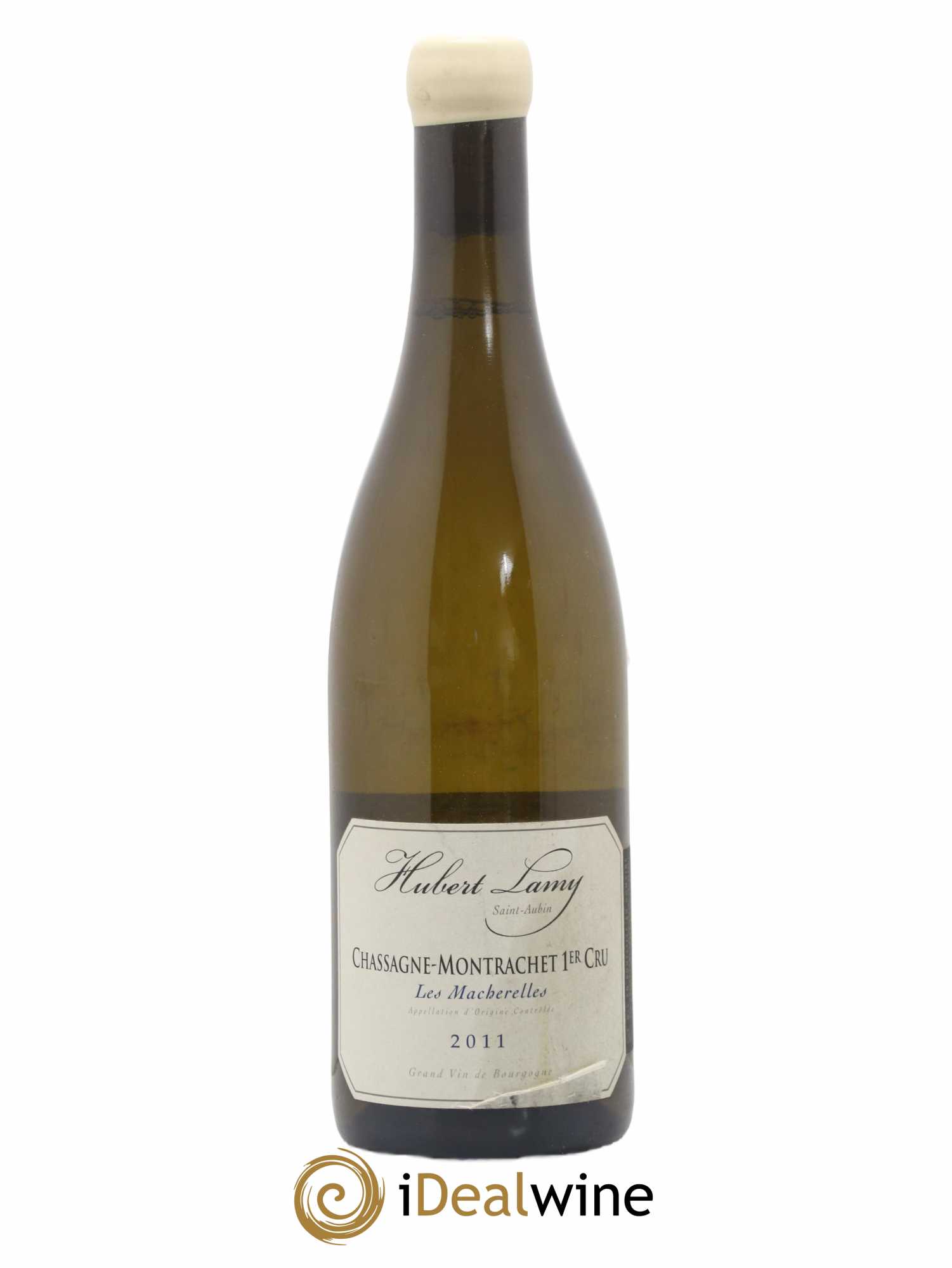 Chassagne-Montrachet 1er Cru Les Macherelles Hubert Lamy 2011 - Lot de 1 bouteille - 0