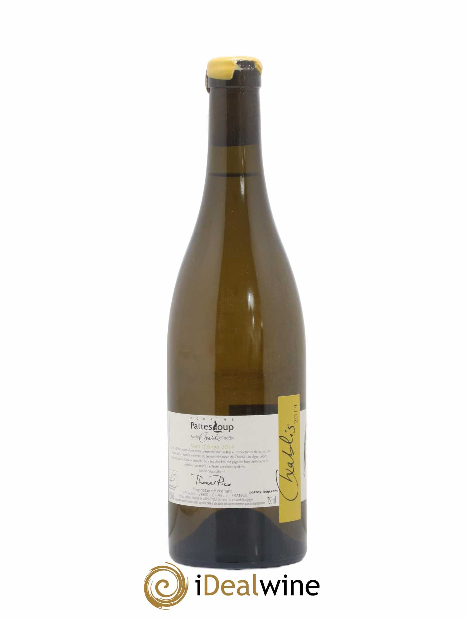 Chablis Vent d'Ange Pattes Loup (Domaine) 2014 - Lot de 1 bouteille - 1