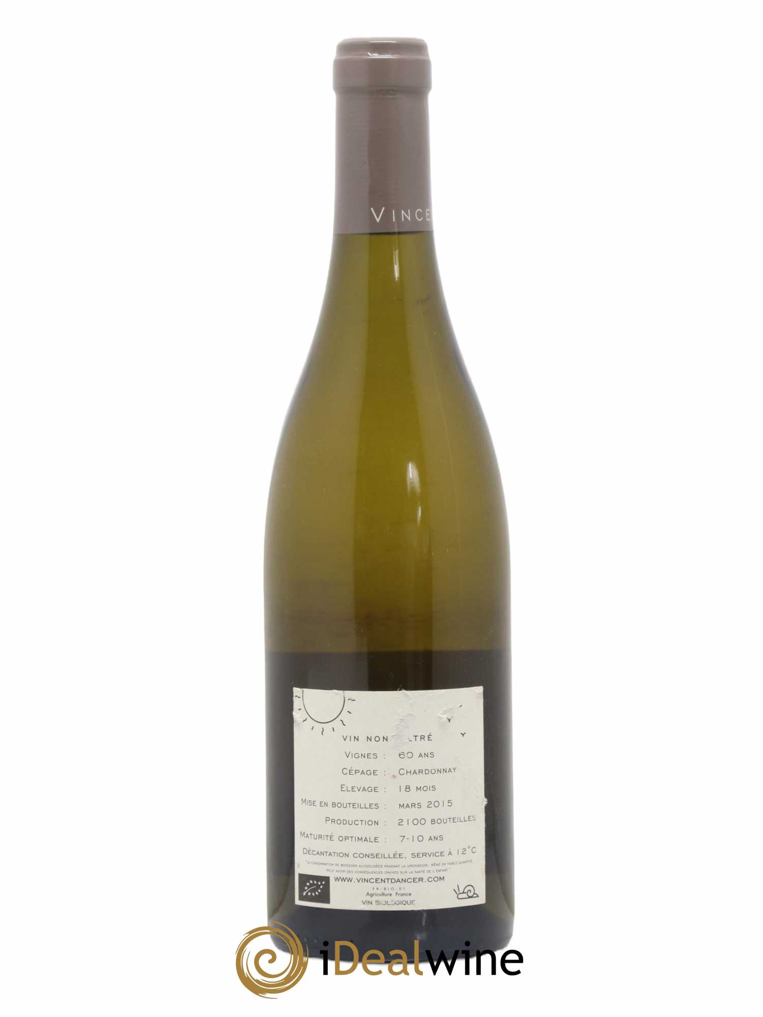 Chassagne-Montrachet 1er Cru (Morgeot) Tête du Clos Vincent Dancer 2013 - Lot de 1 bouteille - 1