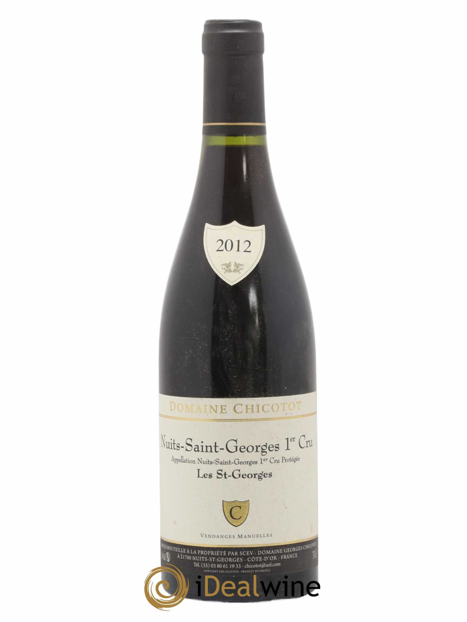 Nuits-Saint-Georges 1er Cru Les Saint-Georges Chicotot 2012 - Lot de 1 bouteille - 0