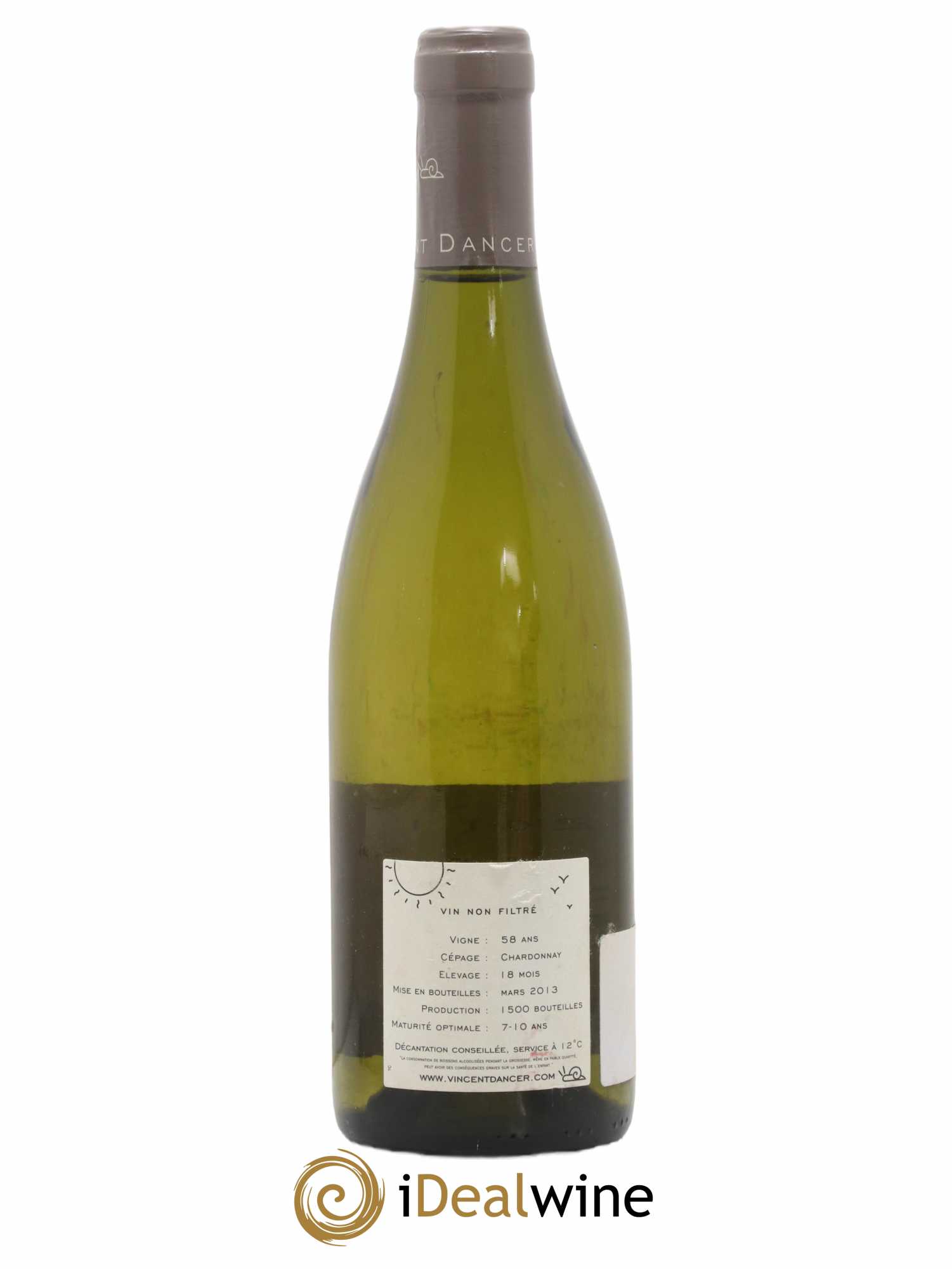 Chassagne-Montrachet 1er Cru (Morgeot) Tête du Clos Vincent Dancer 2011 - Lot de 1 bouteille - 1