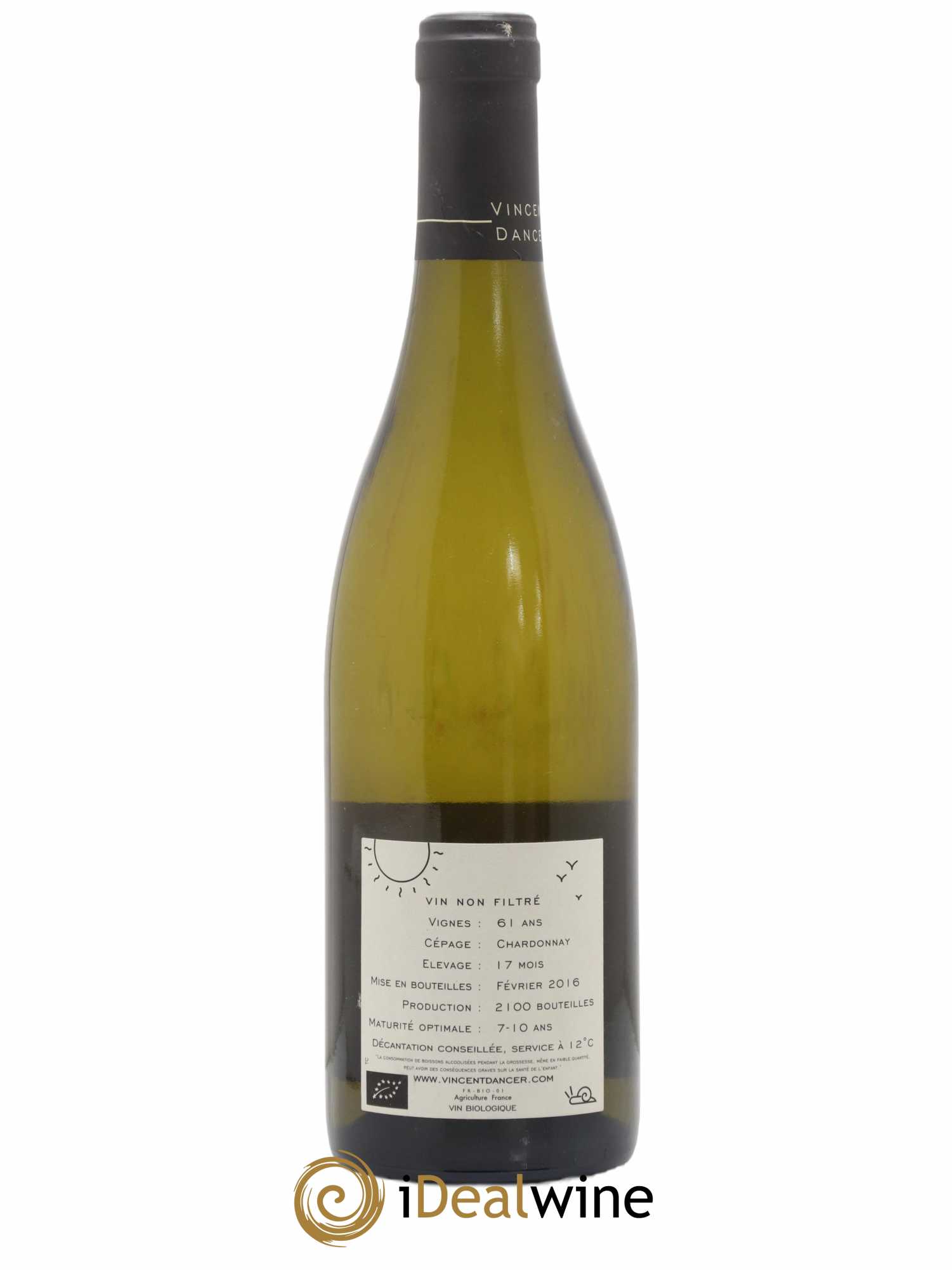 Chassagne-Montrachet 1er Cru (Morgeot) Tête du Clos Vincent Dancer 2014 - Lot de 1 bouteille - 1