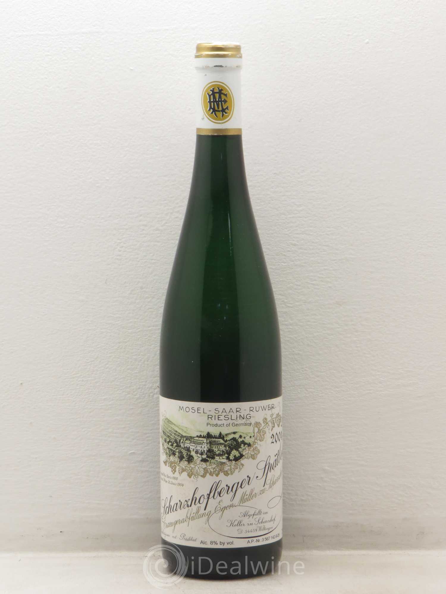 Riesling Egon Müller Scharzhofberger Spätlese 2004 - Lotto di 1 bottiglia - 0