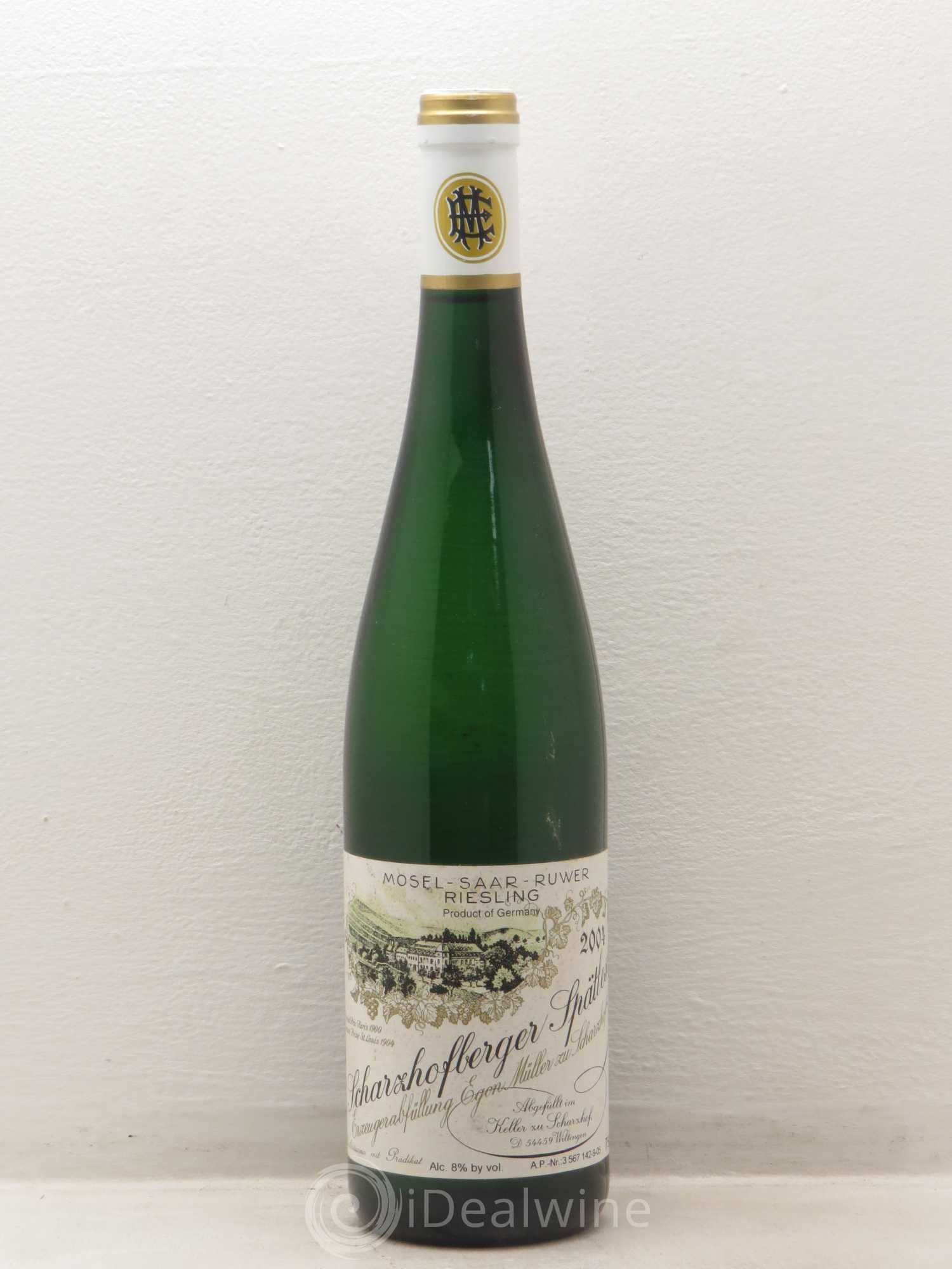 Riesling Egon Müller Scharzhofberger Spätlese 2004 - Posten von 1 Flasche - 0