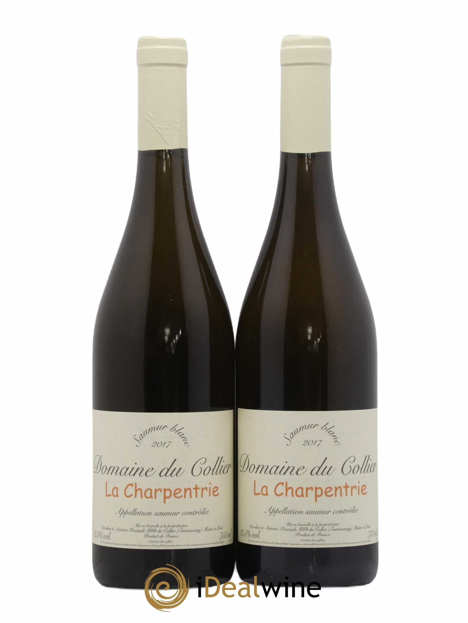 Saumur La Charpentrie Domaine du Collier 2017 - Lot de 2 bouteilles - 0