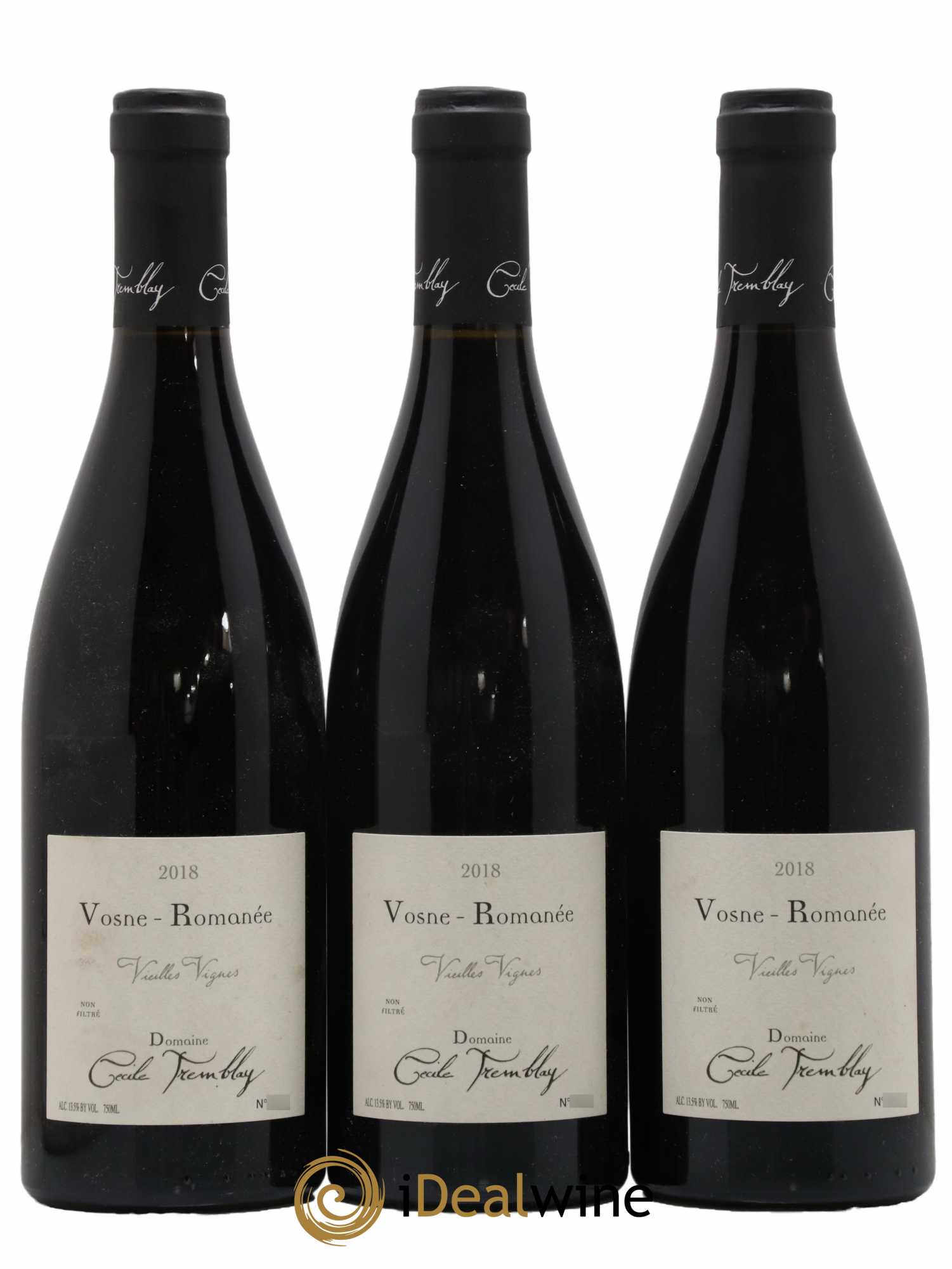 Vosne-Romanée Vieilles Vignes Cécile Tremblay 2018 - Lot de 3 bouteilles - 0