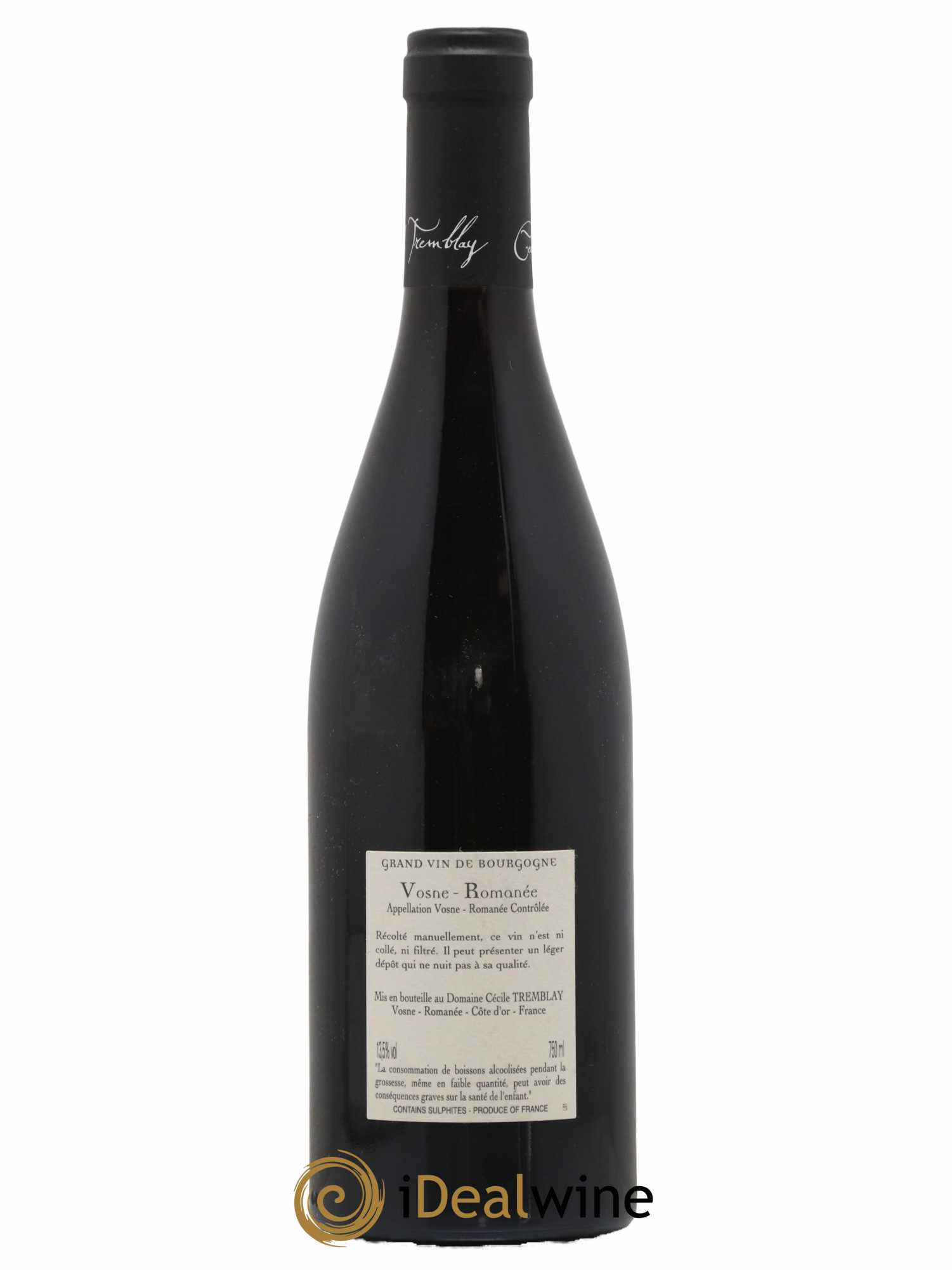 Vosne-Romanée Vieilles Vignes Cécile Tremblay 2018 - Lot de 1 bouteille - 1