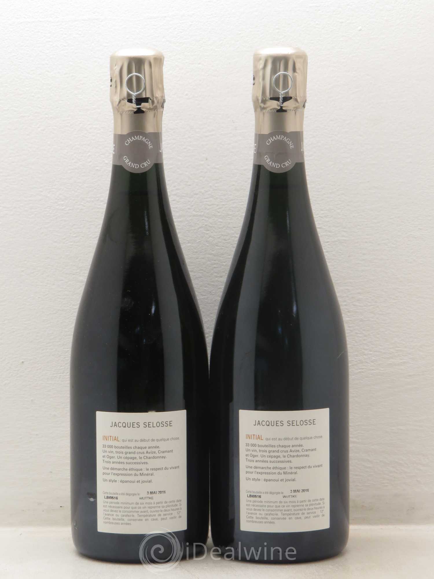 Initial Brut Jacques Selosse - Lot de 2 bouteilles - 1