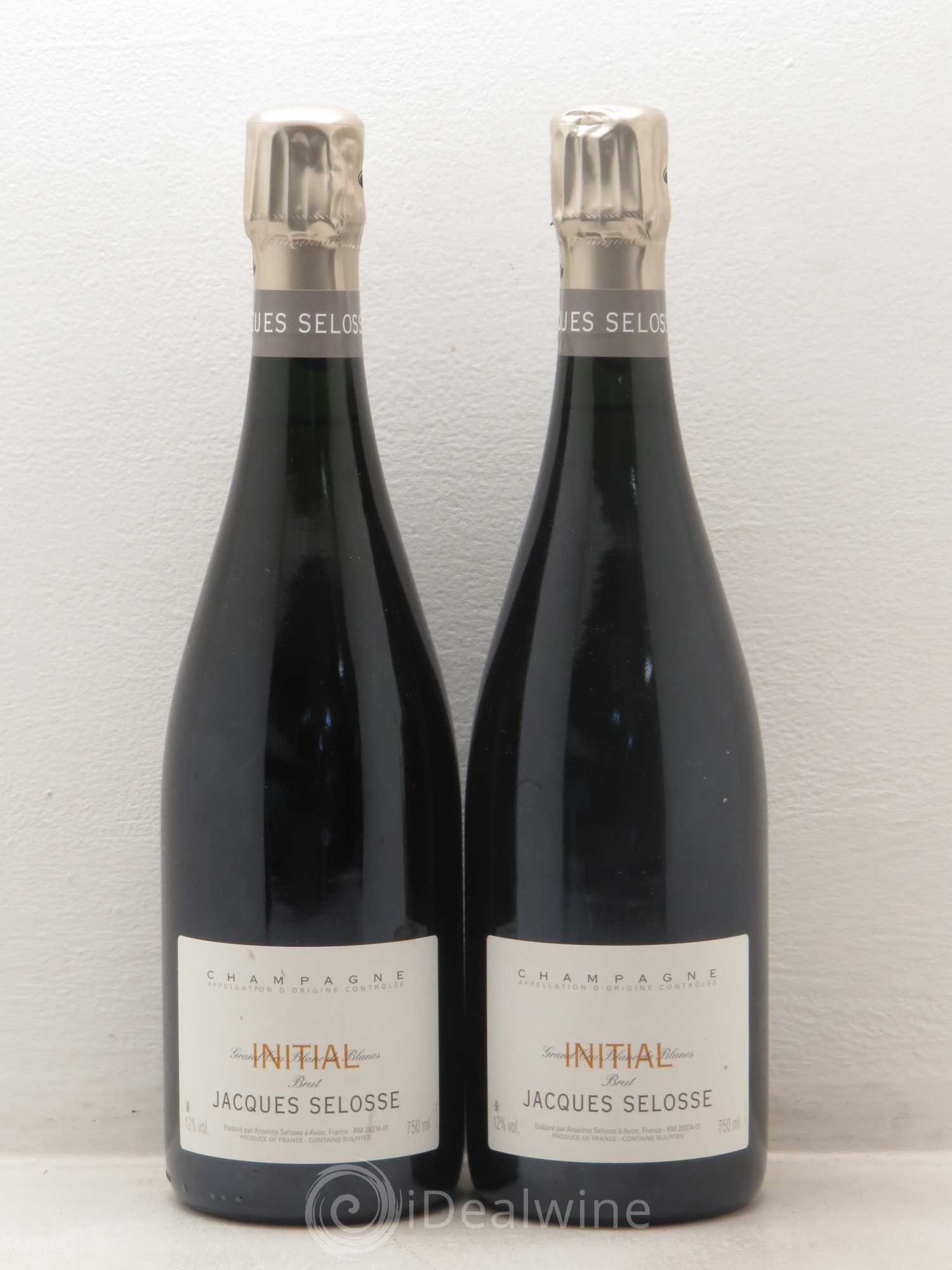 Initial Brut Jacques Selosse - Lot de 2 bouteilles - 0