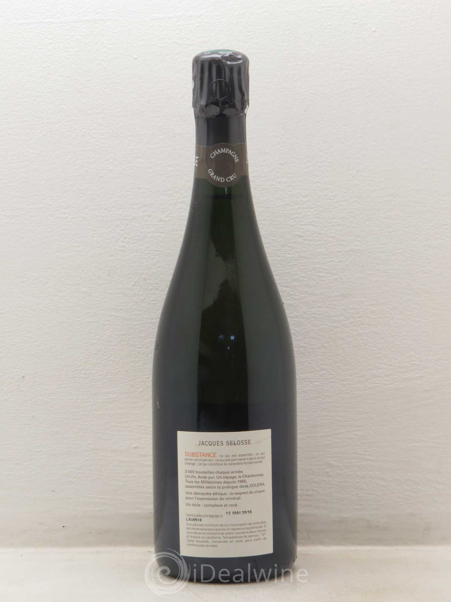 Substance Jacques Selosse - Posten von 1 Flasche - 1
