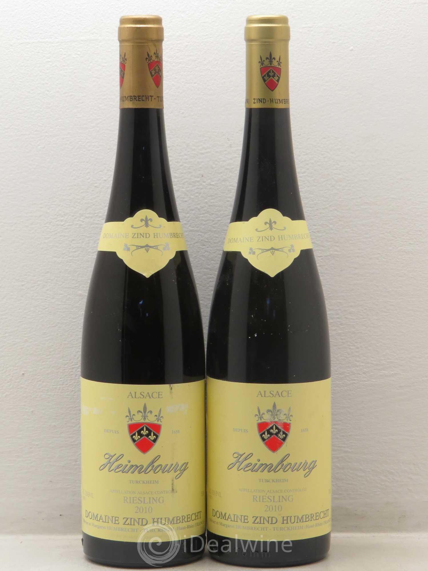 Riesling Heimbourg Zind-Humbrecht 2010 - Lotto di 2 bottiglie - 0