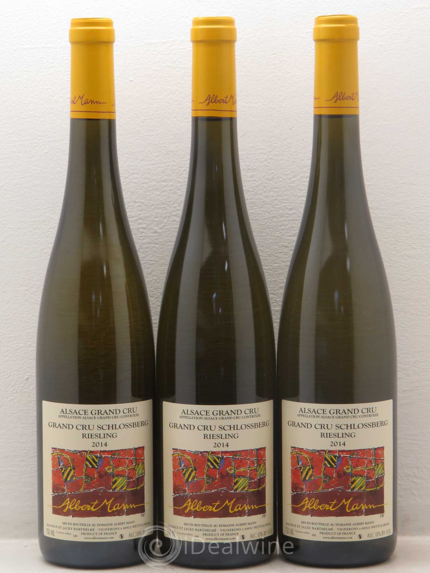 Riesling Grand Cru Albert Mann Schlossberg 2014 - Posten von 3 Flaschen - 0