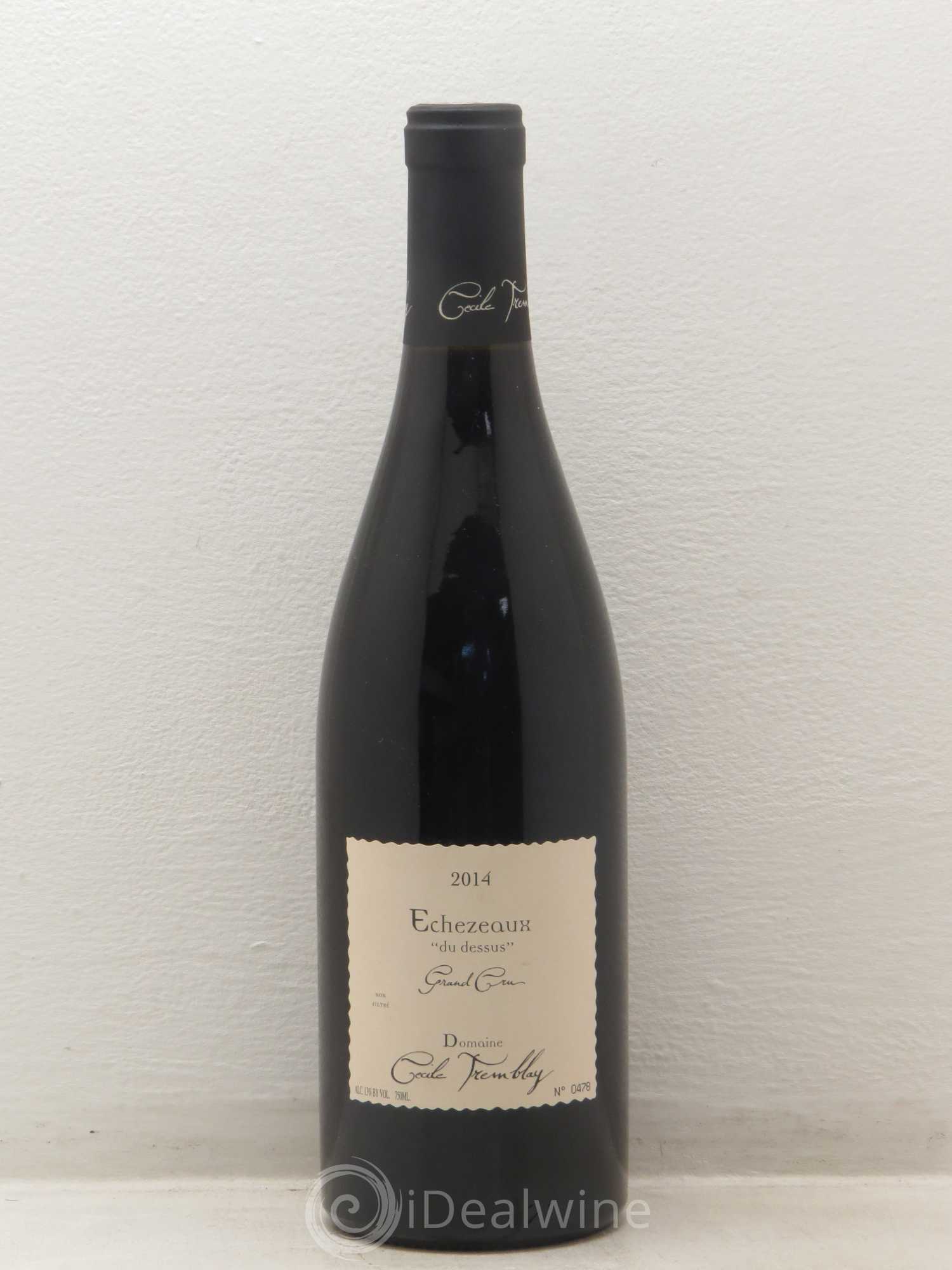 Echezeaux Grand Cru du dessus Cécile Tremblay 2014 - Lot de 1 bouteille - 0