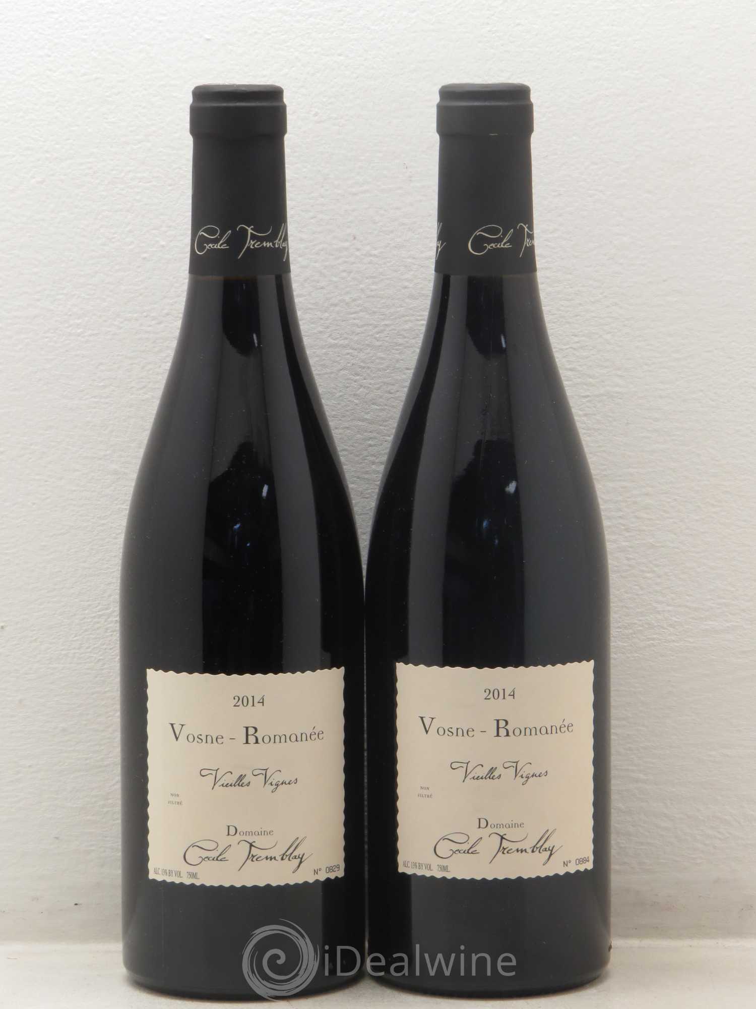 Vosne-Romanée Vieilles Vignes Cécile Tremblay 2014 - Lot de 2 bouteilles - 0