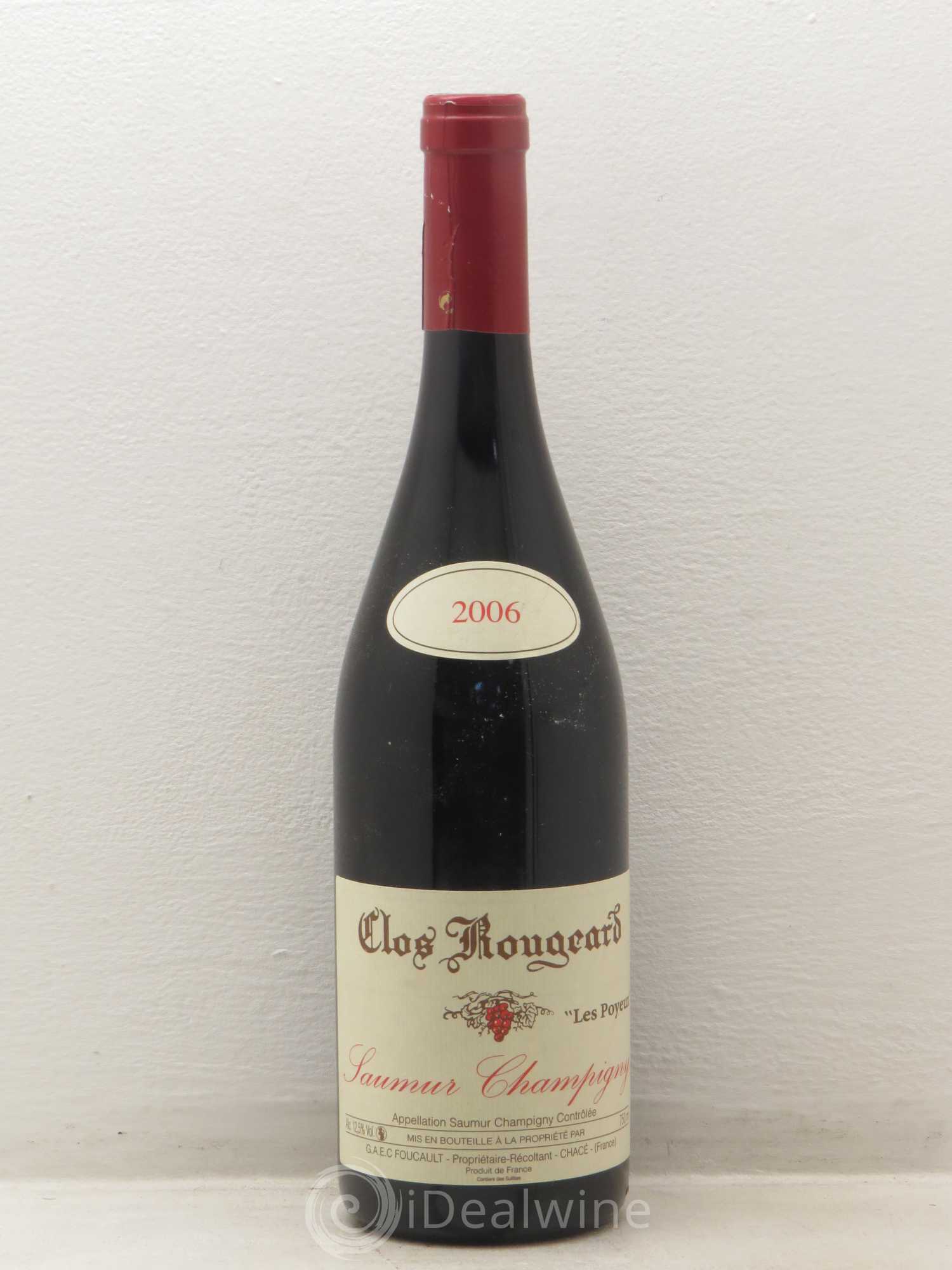 Saumur-Champigny Les Poyeux Clos Rougeard 2006 - Lot de 1 bouteille - 0