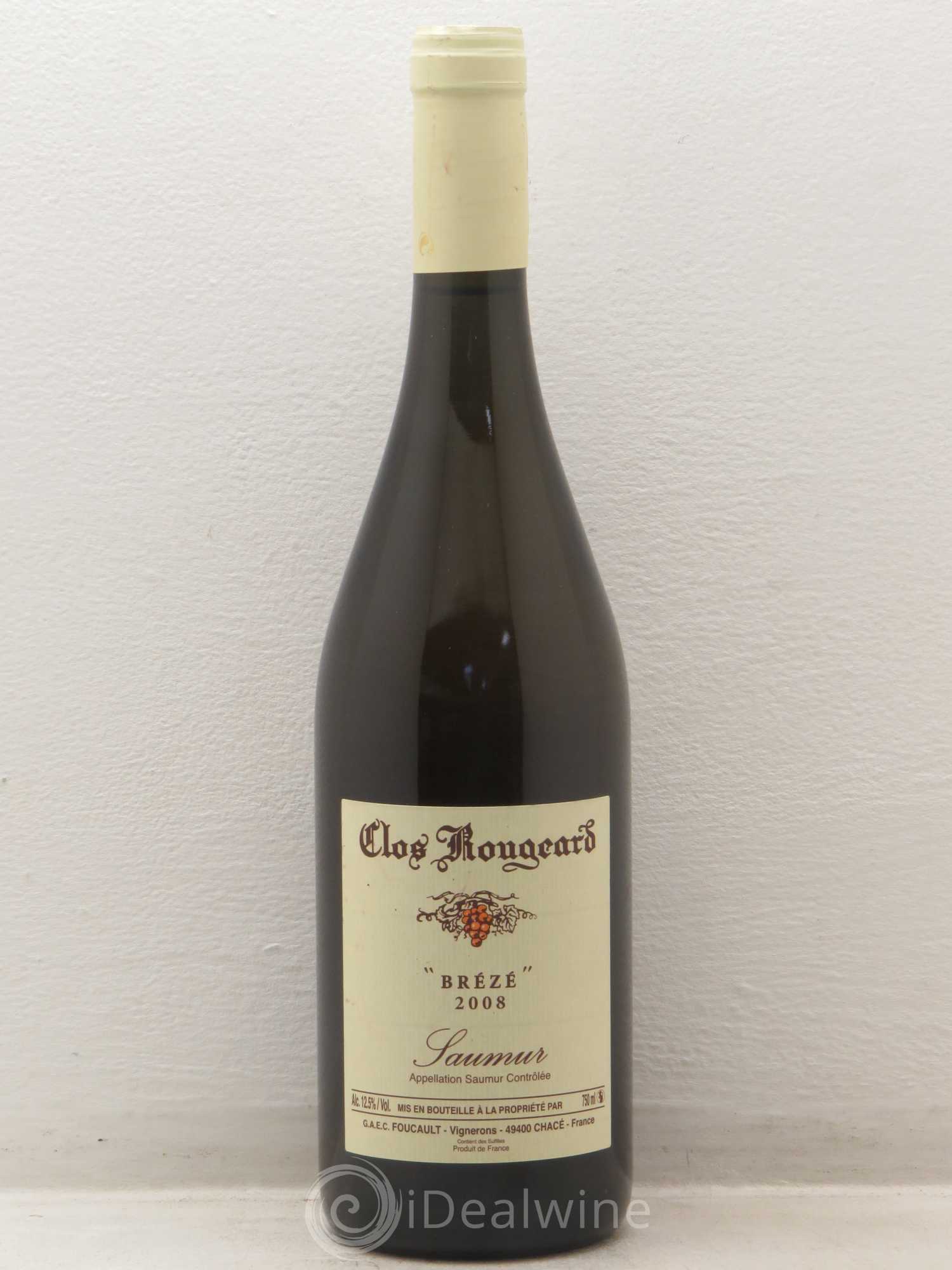 Saumur Brézé Clos Rougeard 2008 - Posten von 1 Flasche - 0