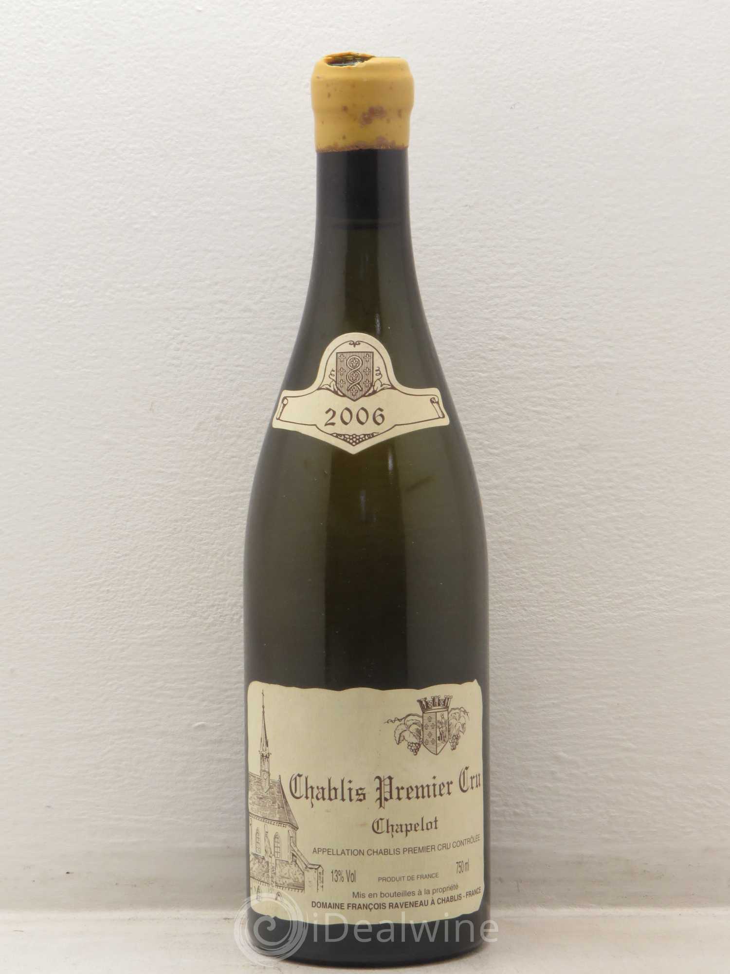 Chablis 1er Cru Chapelot Raveneau (Domaine) 2006 - Lot de 1 bouteille - 0