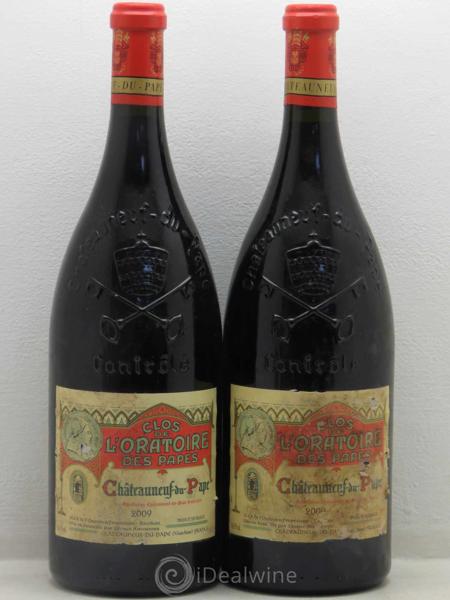 Châteauneuf-du-Pape Clos de l'Oratoire des Papes 2009 - Lot de 2 magnums - 0