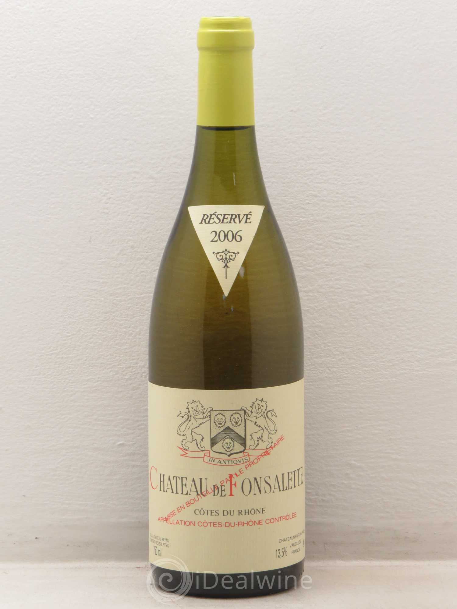 Côtes-du-Rhône Château de Fonsalette Emmanuel Reynaud 2006 - Posten von 1 Flasche - 0