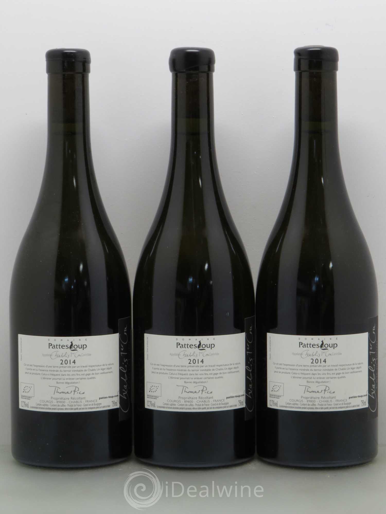 Chablis 1er Cru Côte De Jouan Thomas Pico 2014 - Posten von 6 Flaschen - 2