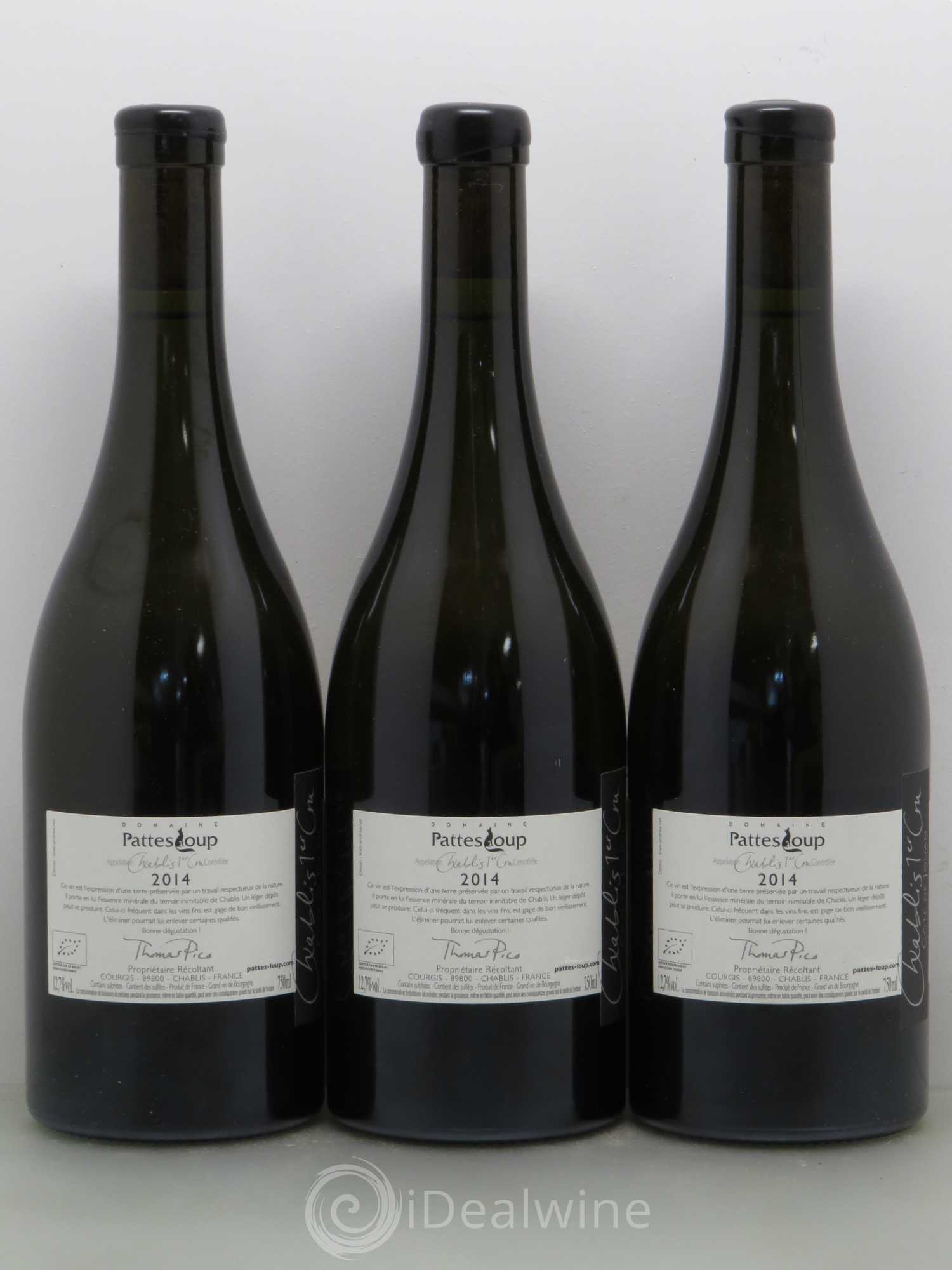 Chablis 1er Cru Côte De Jouan Thomas Pico 2014 - Posten von 6 Flaschen - 4