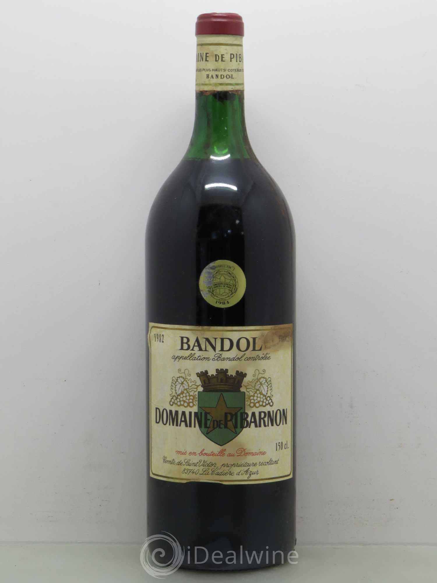 Bandol Château de Pibarnon Comte de Saint-Victor 1982 - Lot de 1 magnum - 0