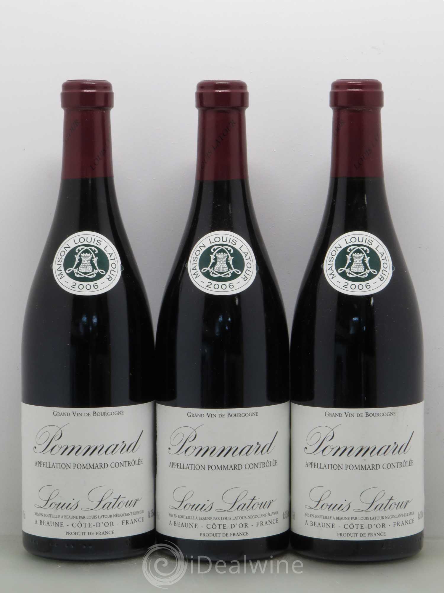 Pommard Louis Latour (sans prix de réserve) 2006 - Posten von 3 Flaschen - 0
