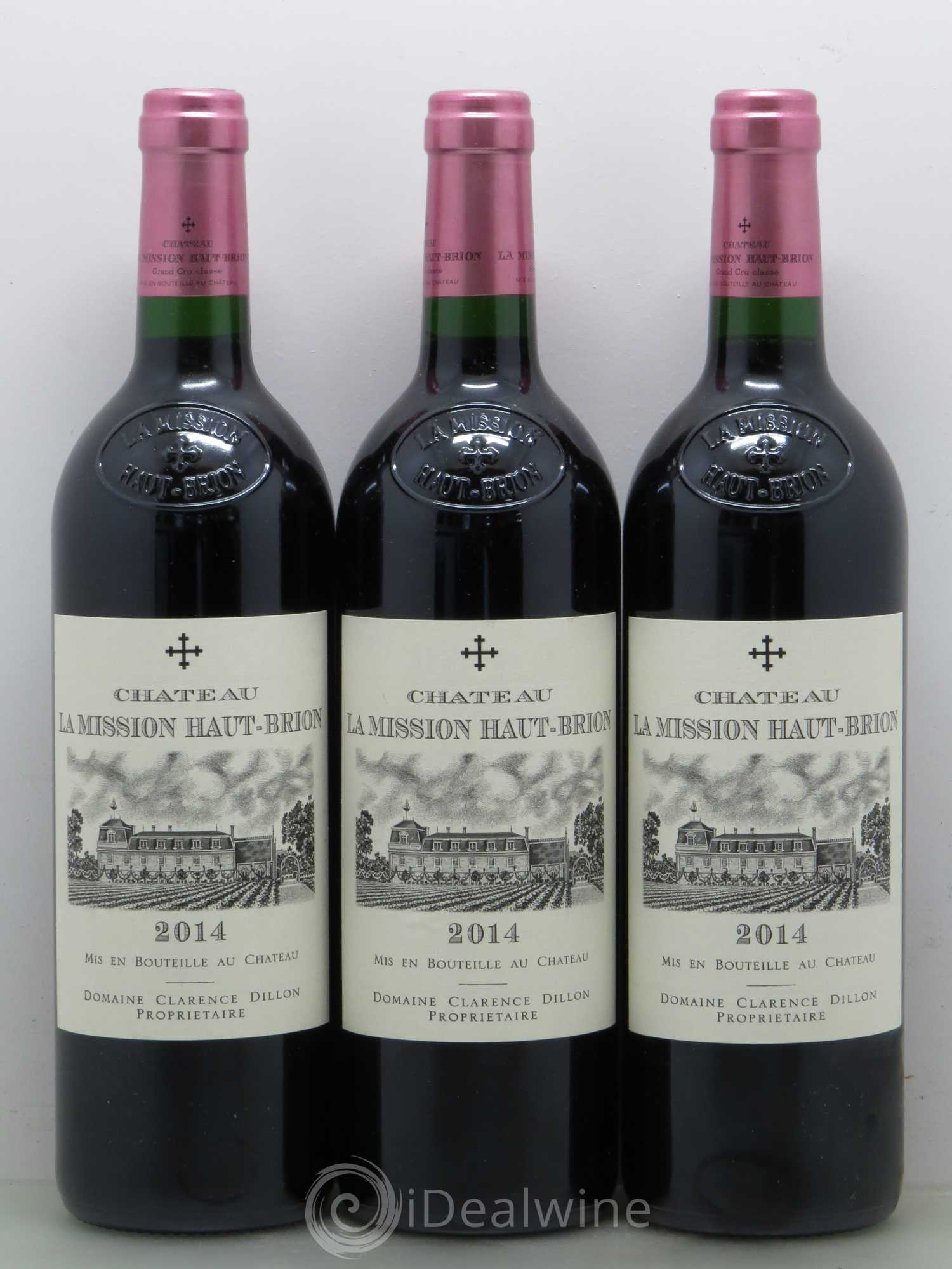 Château la Mission Haut-Brion Cru Classé de Graves 2014 - Lot de 3 bouteilles - 0