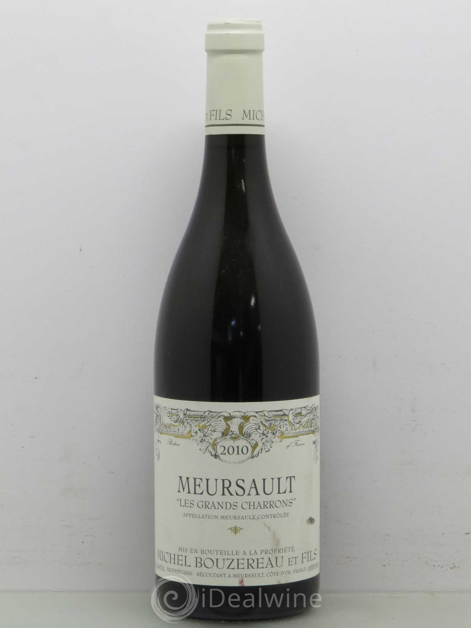 Meursault Les Grands Charrons Michel Bouzereau et Fils (Domaine) 2010 - Lot de 1 bouteille - 0
