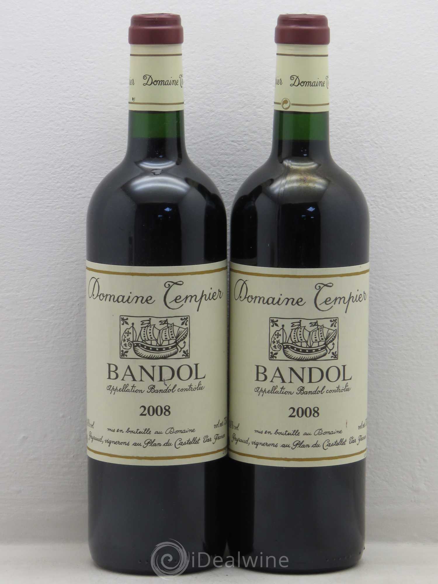 Bandol Domaine Tempier Famille Peyraud 2008 - Lot de 2 bouteilles - 0