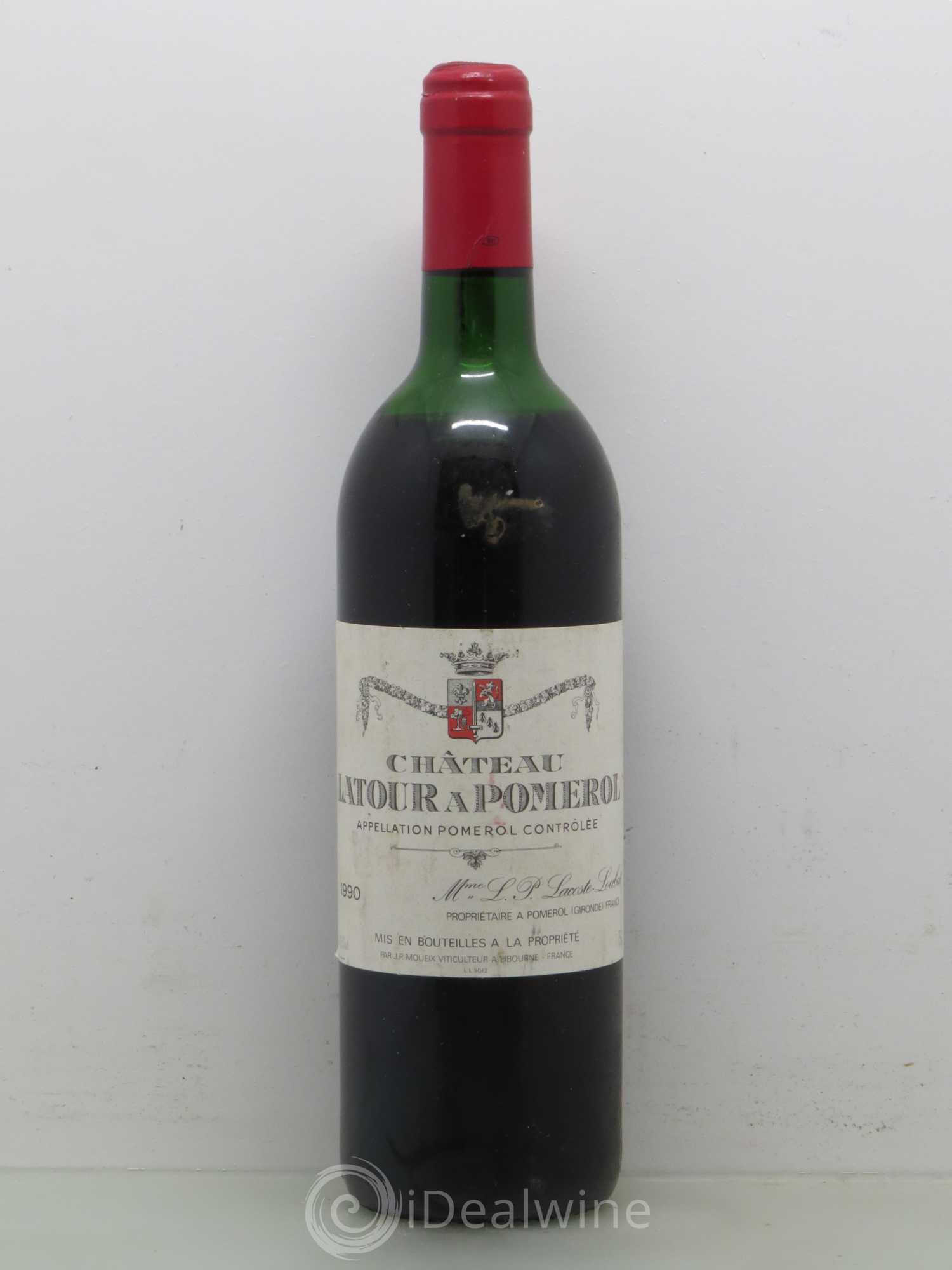 Château Latour à Pomerol 1990 - Lot de 1 bouteille - 0