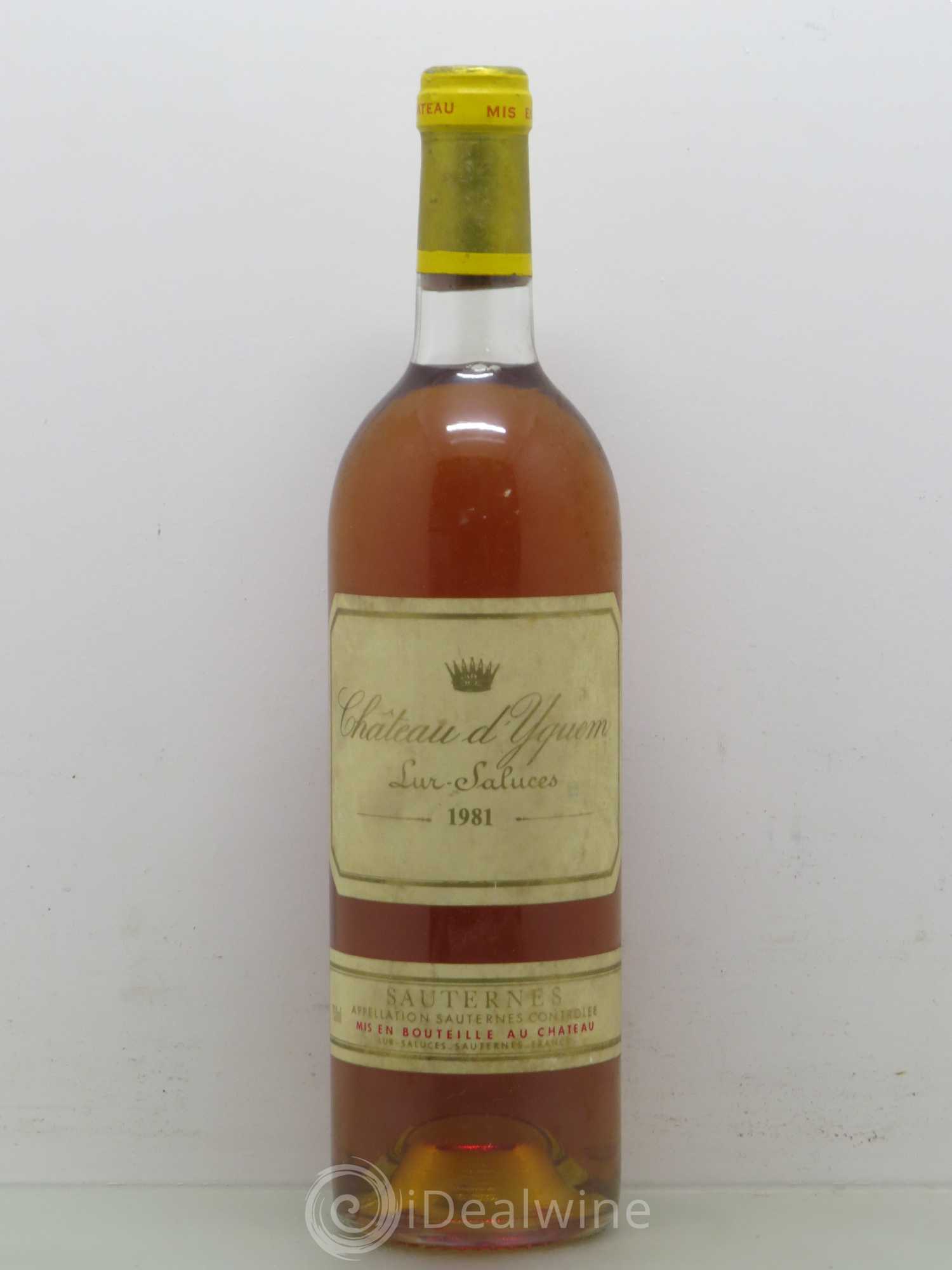 Château d' Yquem 1er Cru Classé Supérieur 1981 - Lotto di 1 bottiglia - 0
