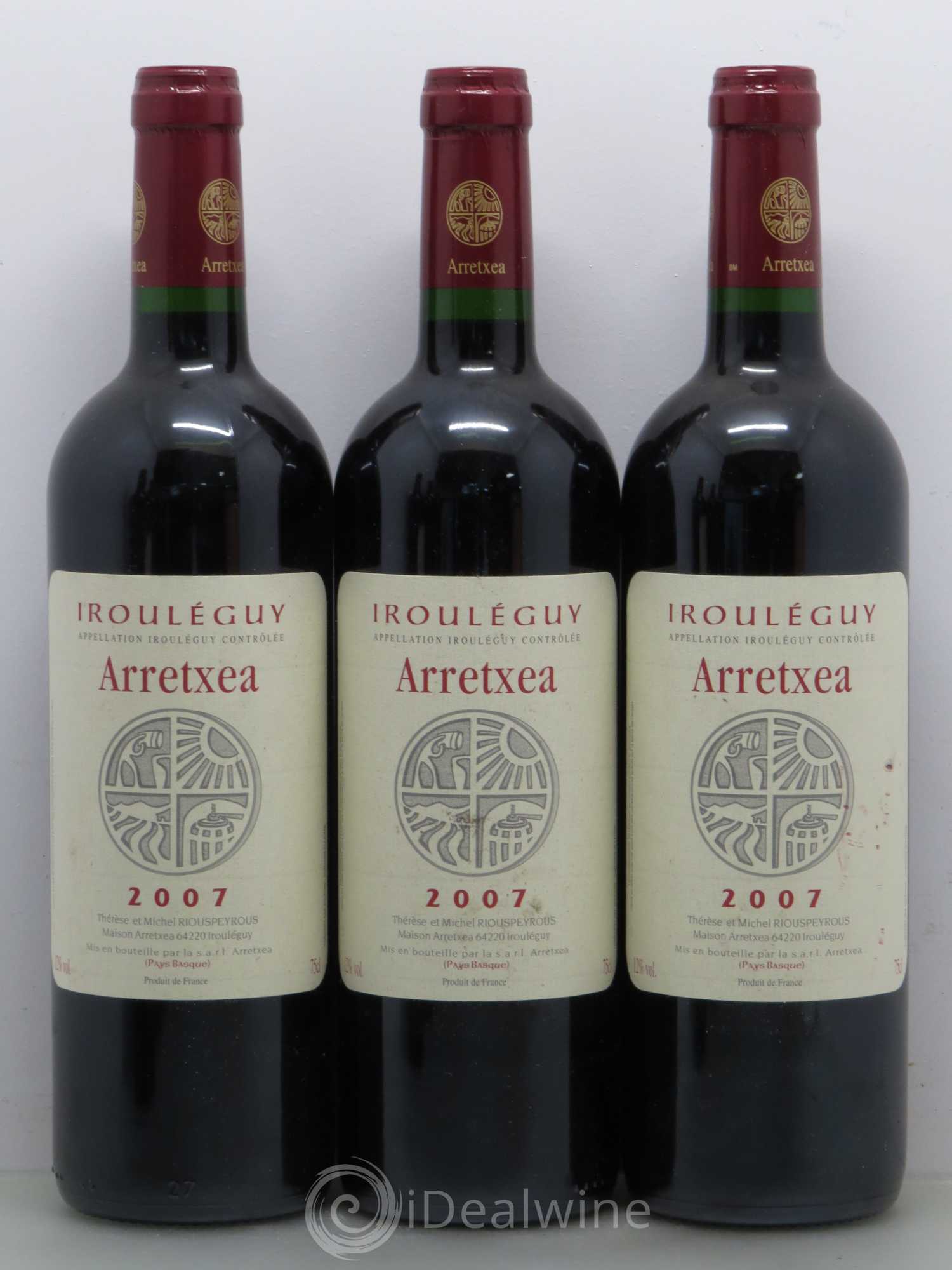 Irouléguy Arretxea 2007 - Lot de 6 bouteilles - 1