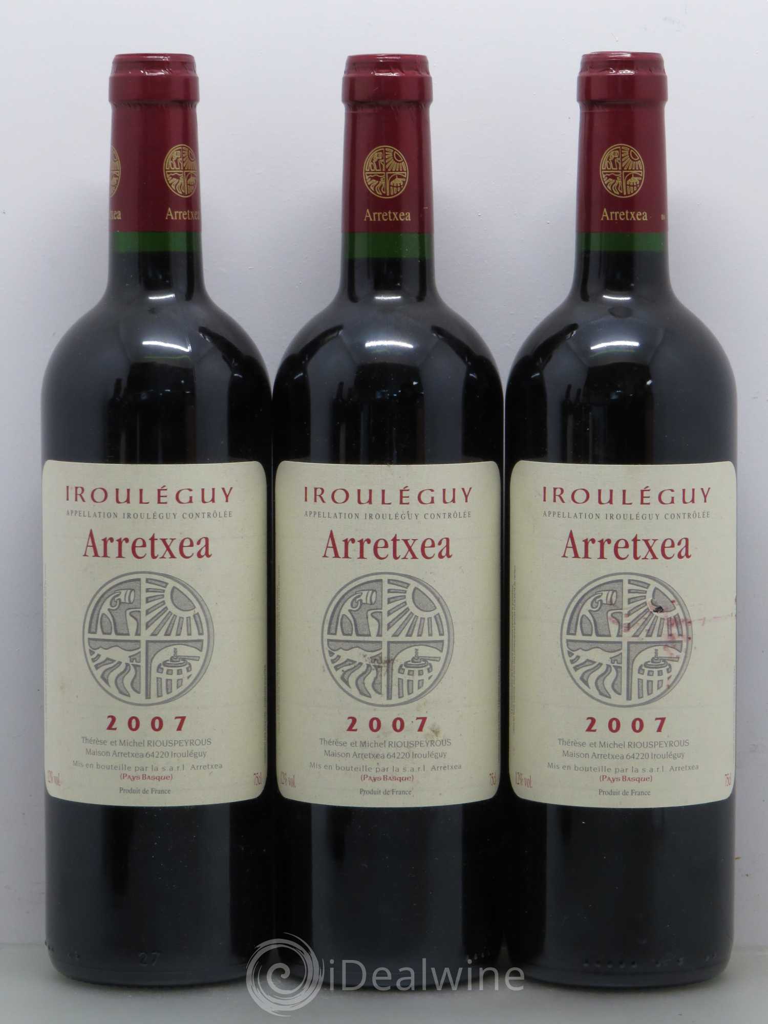 Irouléguy Arretxea 2007 - Lot de 6 bouteilles - 2