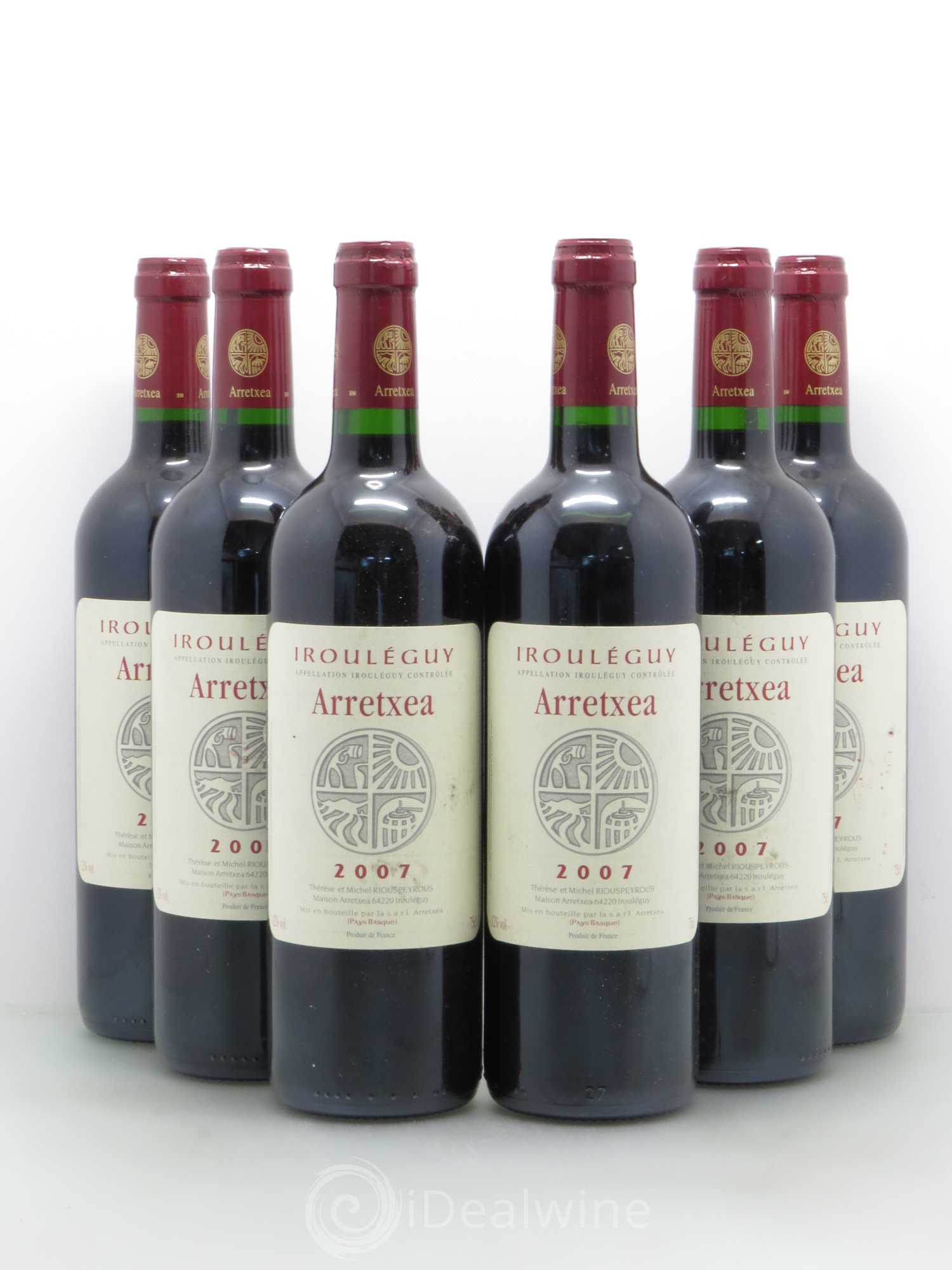 Irouléguy Arretxea 2007 - Lot de 6 bouteilles - 0