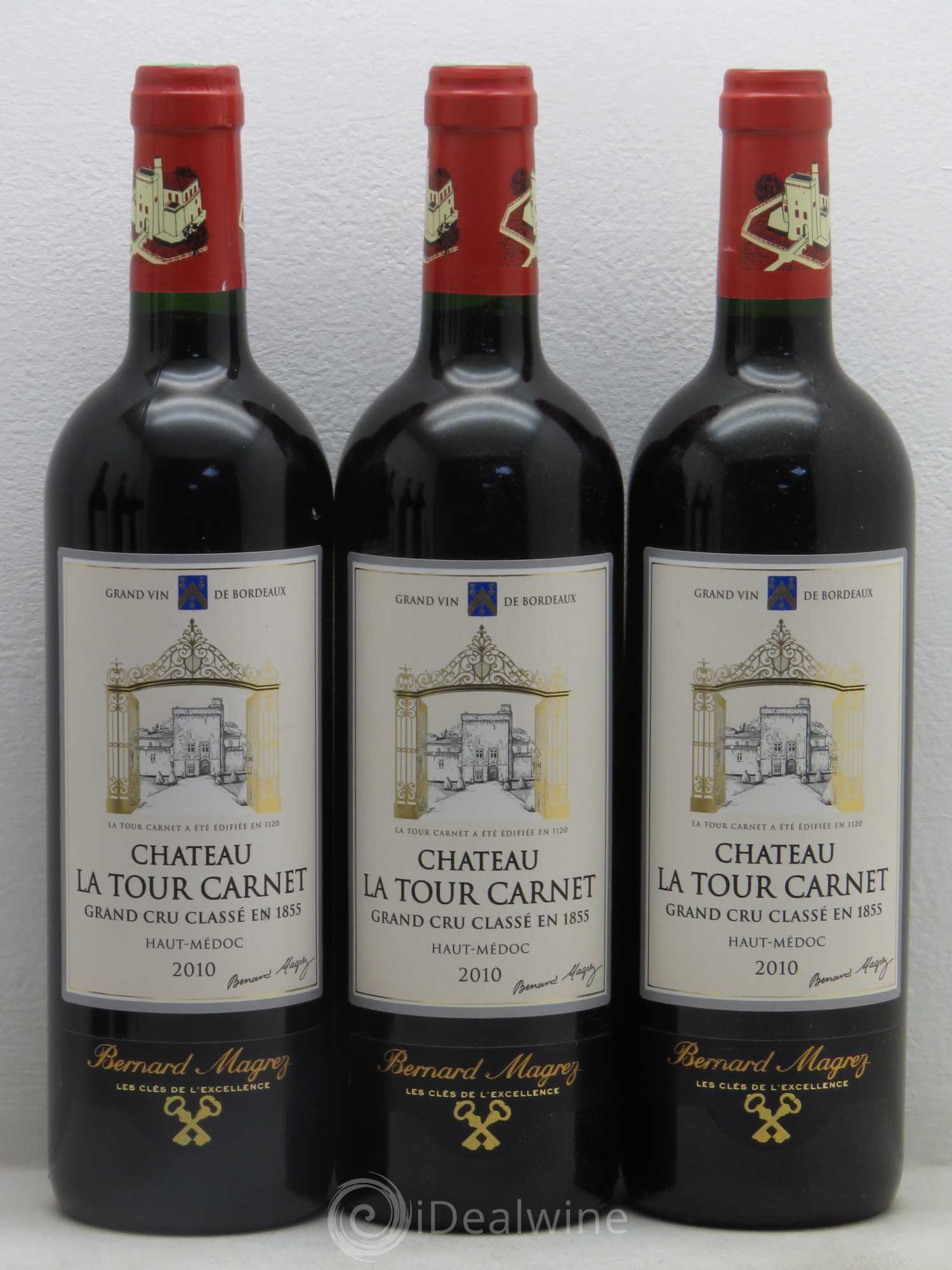 Château la Tour Carnet 4ème Grand Cru Classé 2010 - Lot de 6 bouteilles - 2