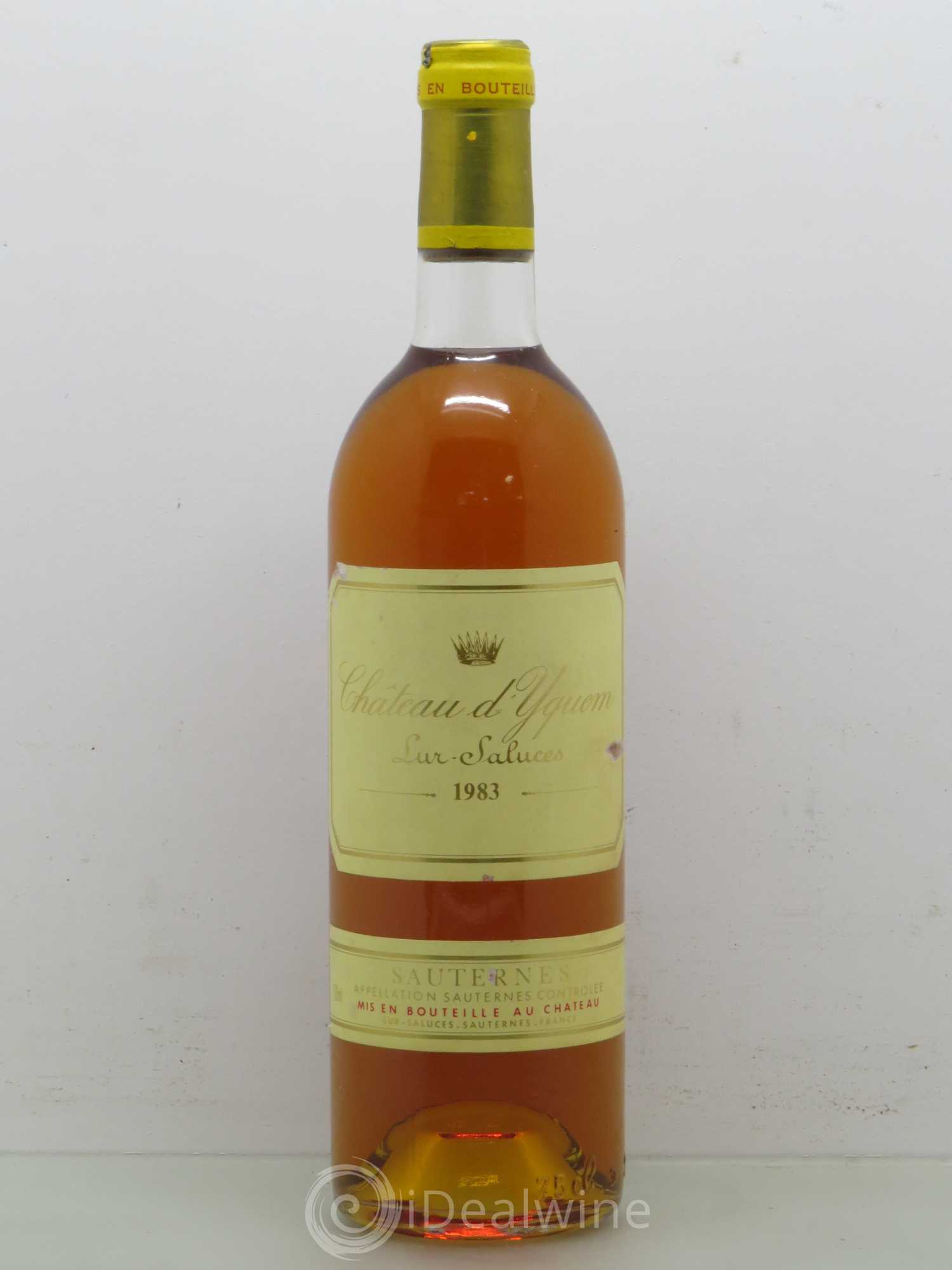 Château d' Yquem 1er Cru Classé Supérieur 1983 - Lotto di 1 bottiglia - 0
