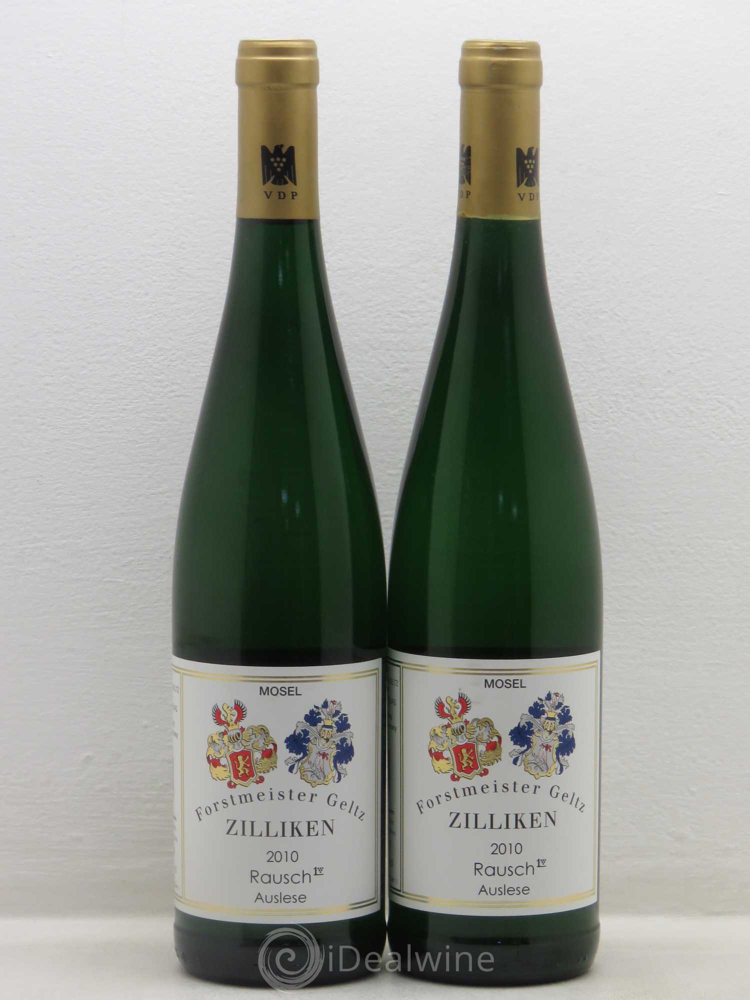 Riesling Forstmeister Geltz Zilliken Rausch Auslese Goldkapsel 2010 - Posten von 2 Flaschen - 0