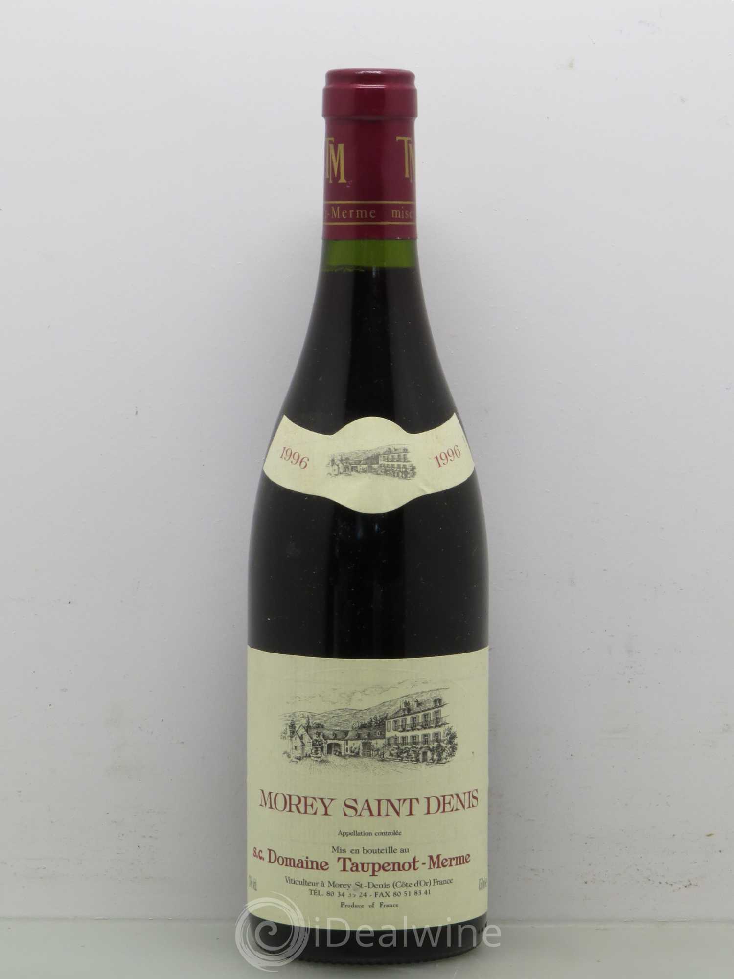 Morey-Saint-Denis Taupenot Merme 1996 - Lot de 1 bouteille - 0