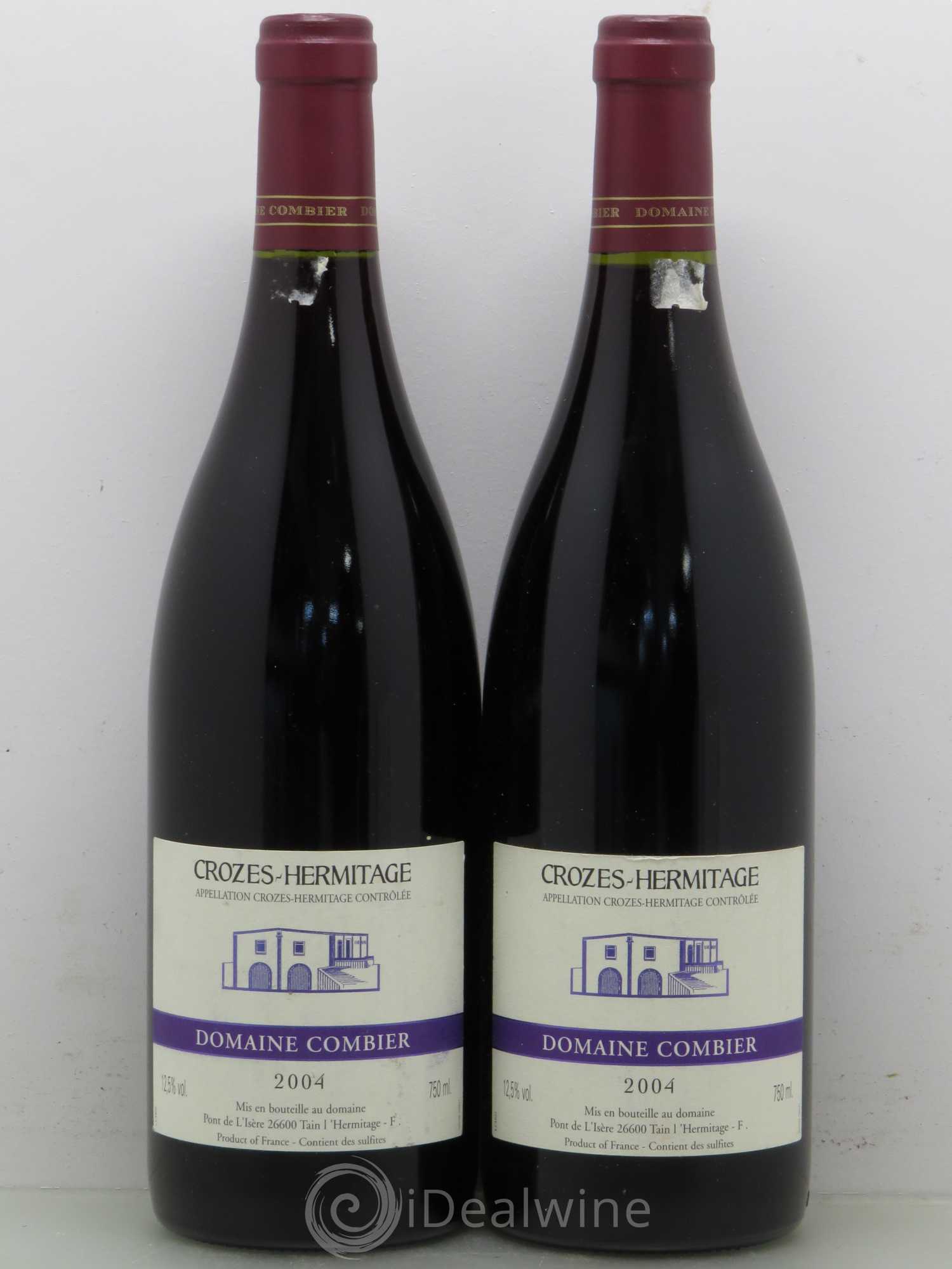 Crozes-Hermitage Combier 2004 - Lot de 2 bouteilles - 0