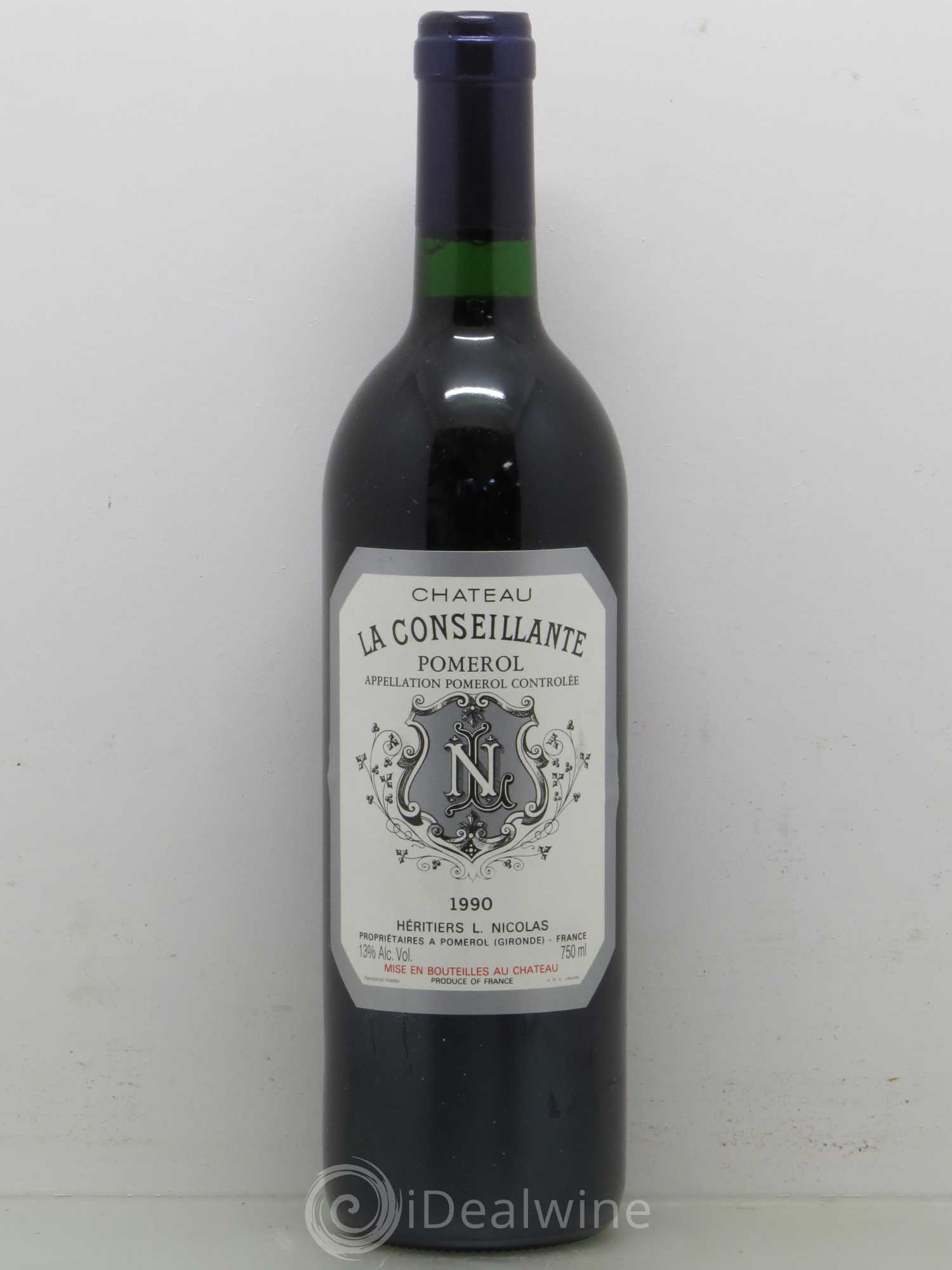 Château la Conseillante 1990 - Lot de 1 bouteille - 0