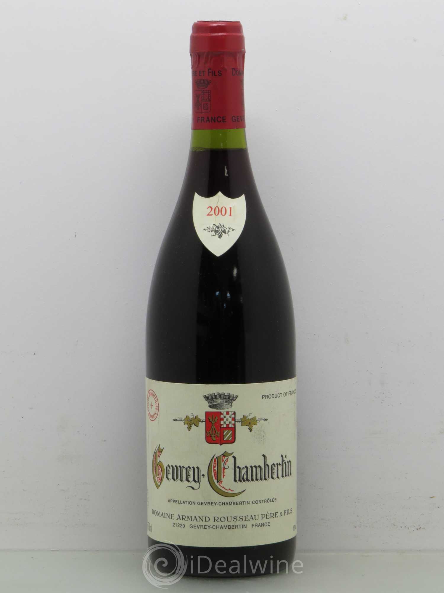 Gevrey-Chambertin Armand Rousseau (Domaine) 2001 - Lot de 1 bouteille - 0