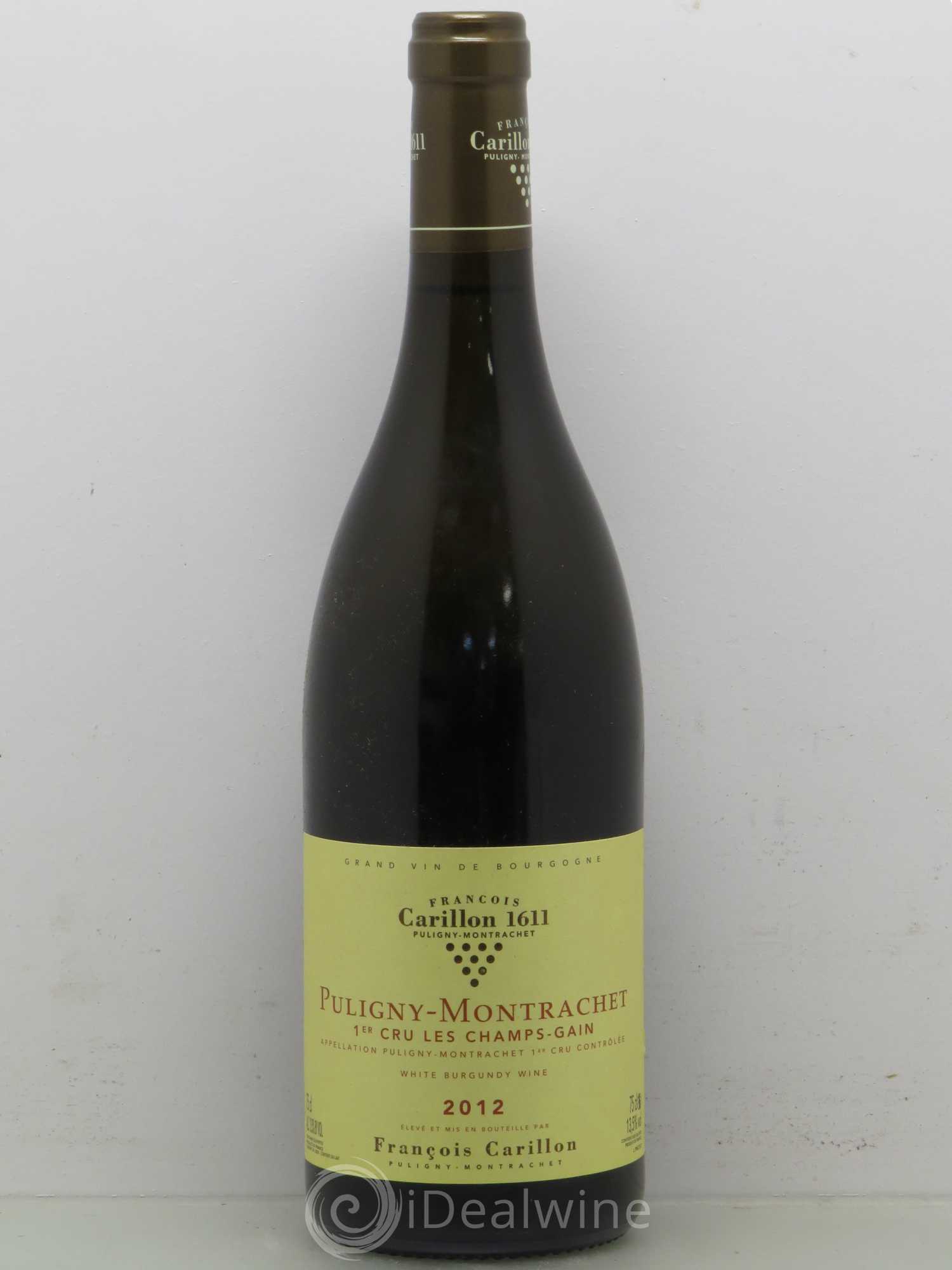 Puligny-Montrachet 1er Cru Champ-Gain François Carillon 2012 - Lot de 1 bouteille - 0
